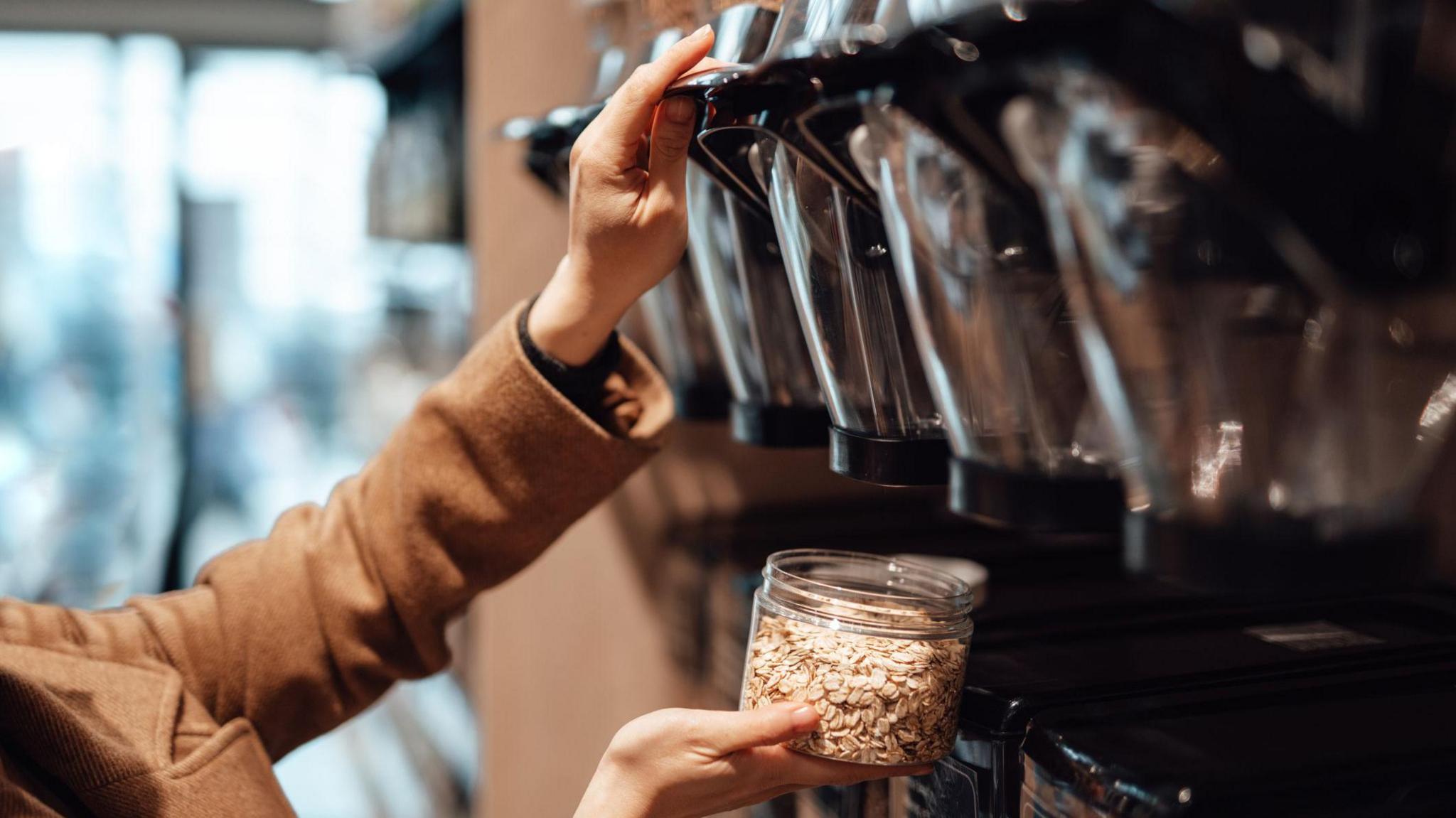 Reusable jar filled up