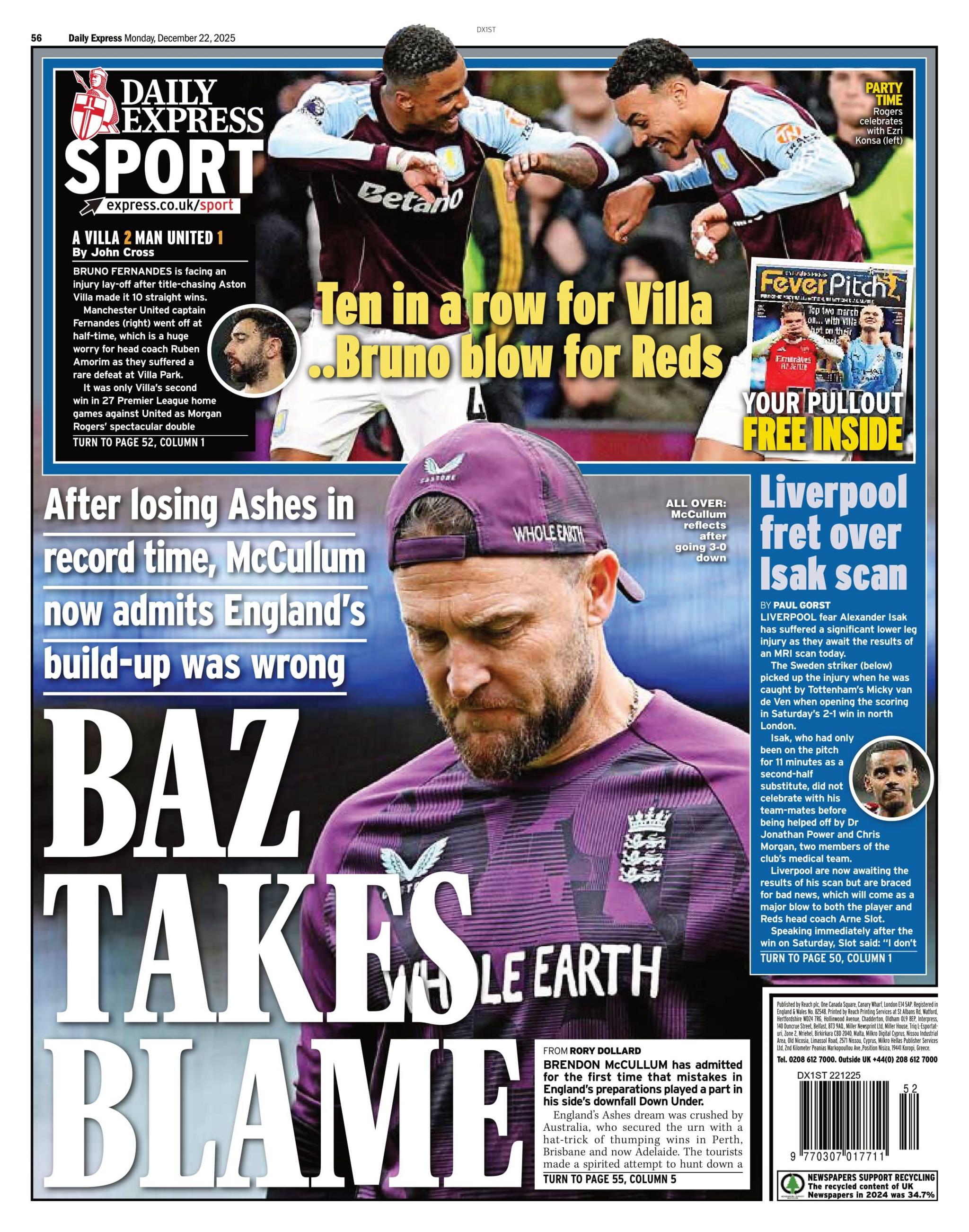 Express back page