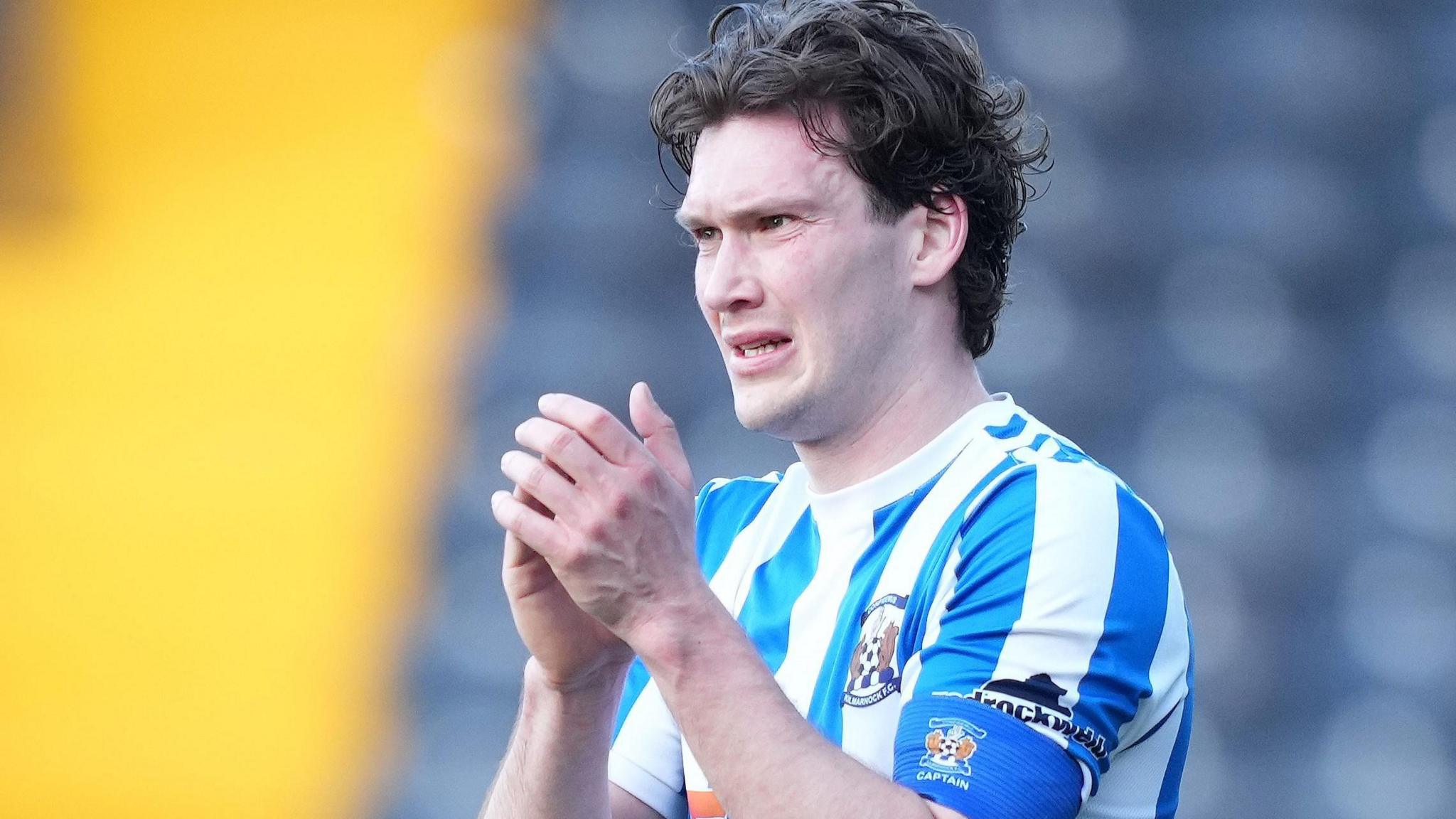 Joe Wright in action for Kilmarnock