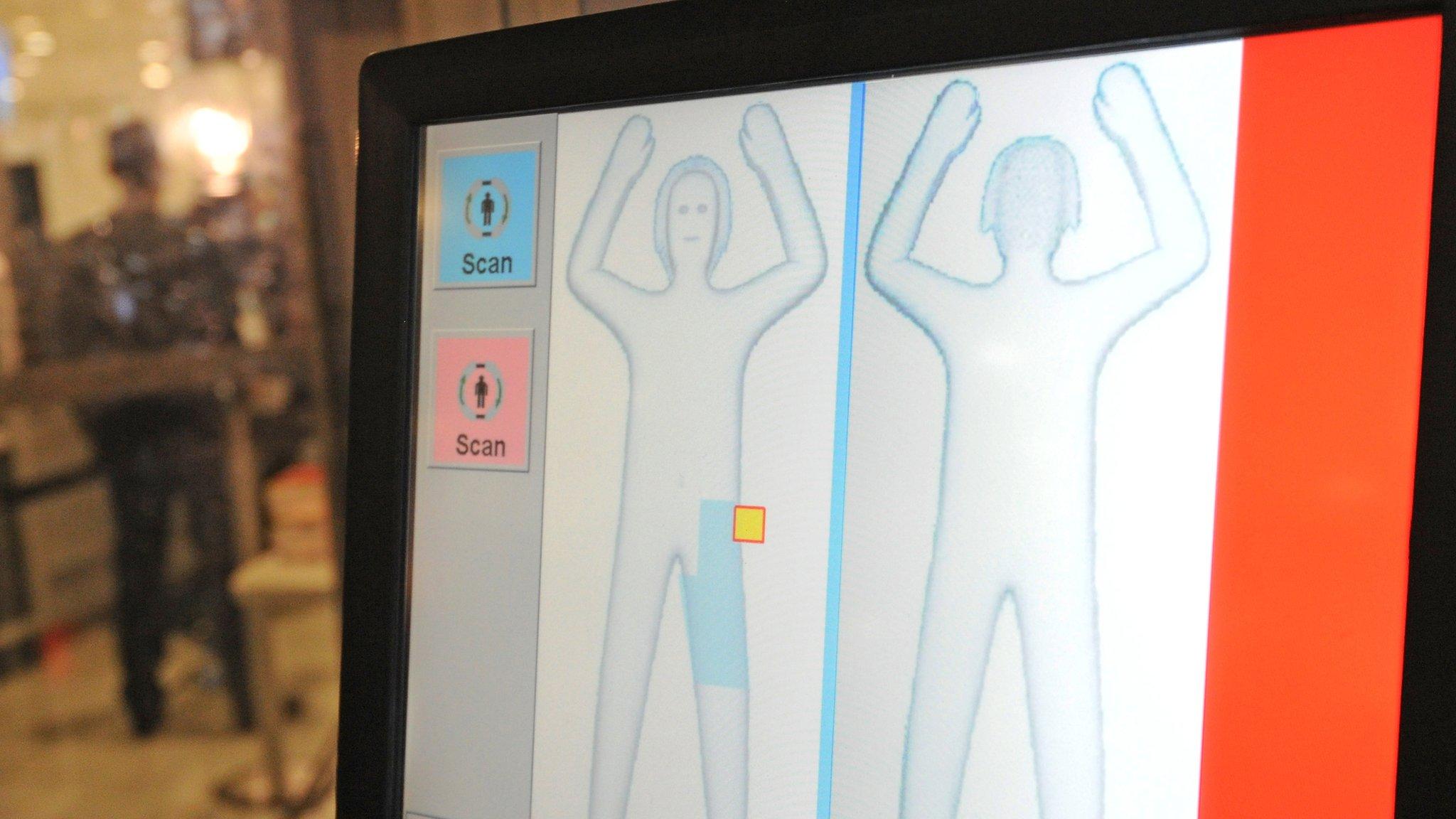 Airport body scanner