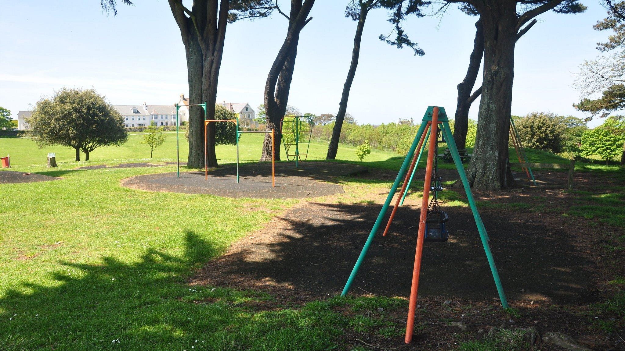 Play area at Delancey Park