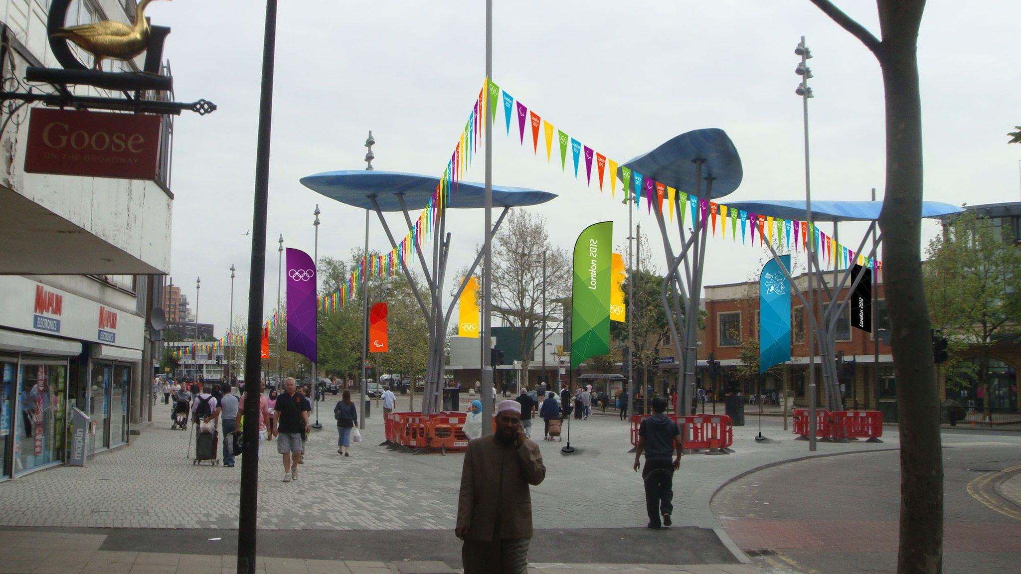 Olympic bunting