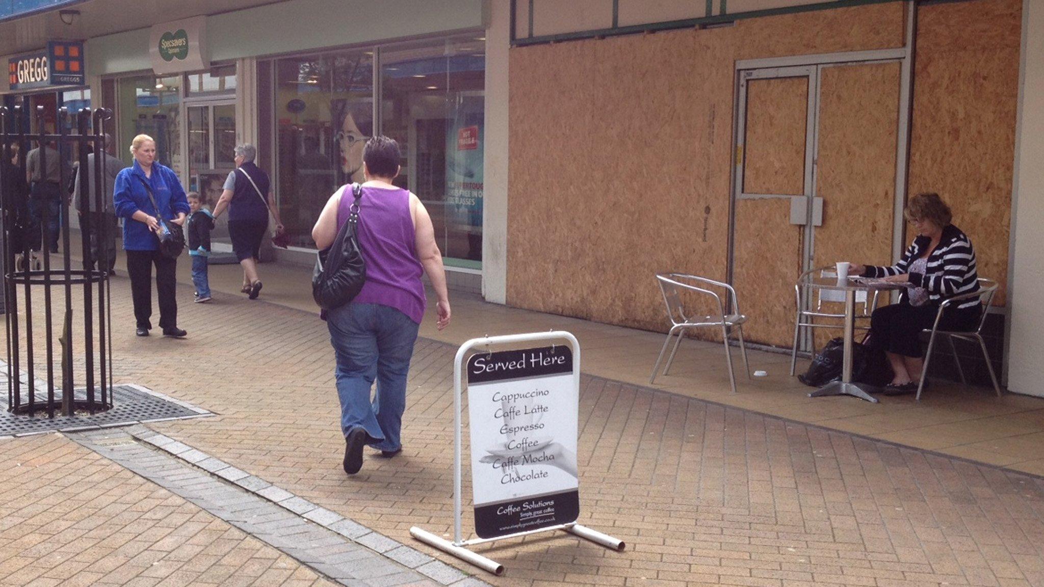 shopping centre scene