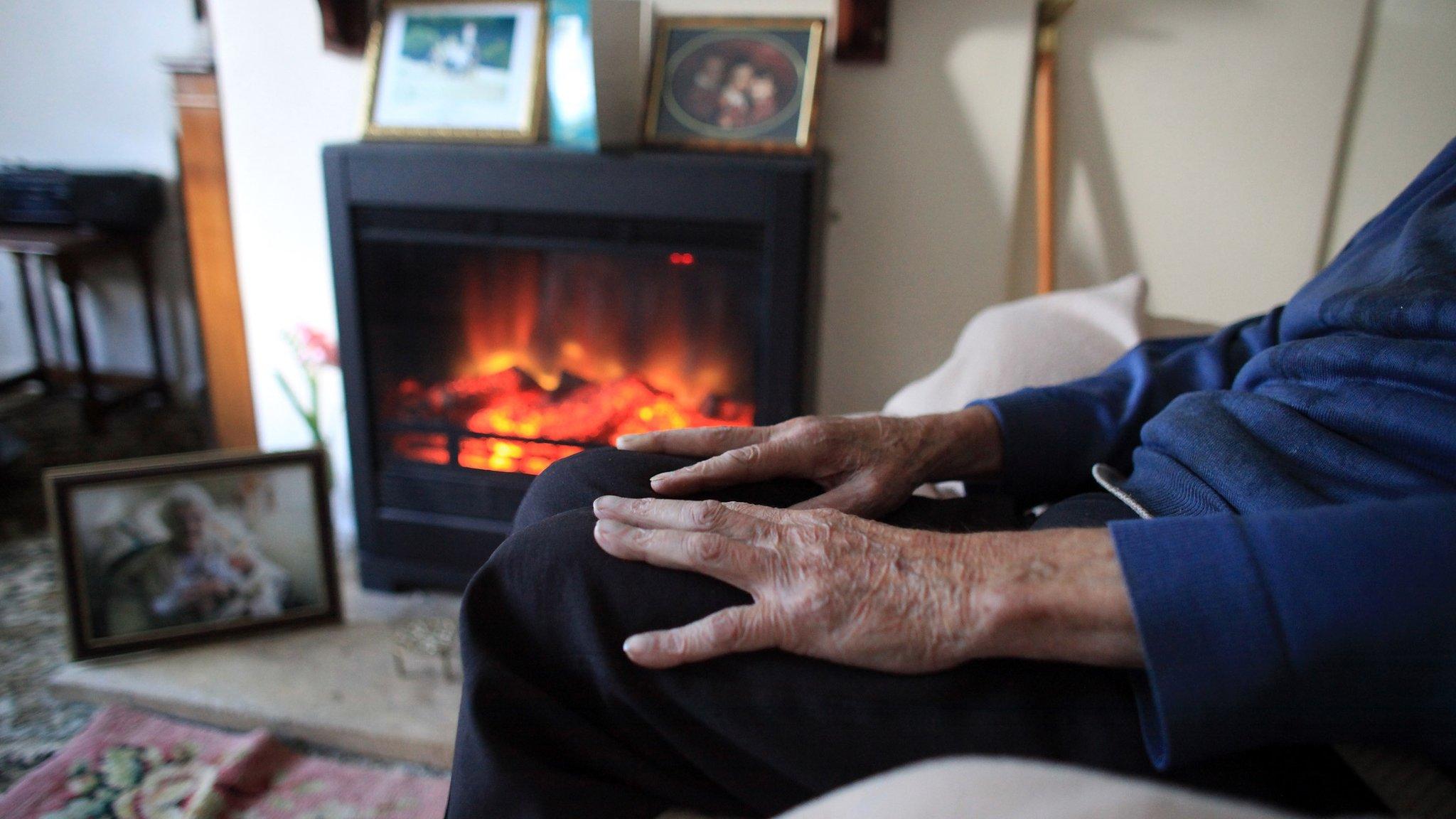 A person sitting in room