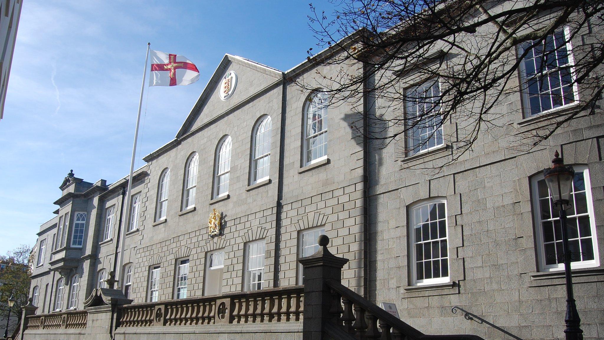 Guernsey States chamber and Royal Court building