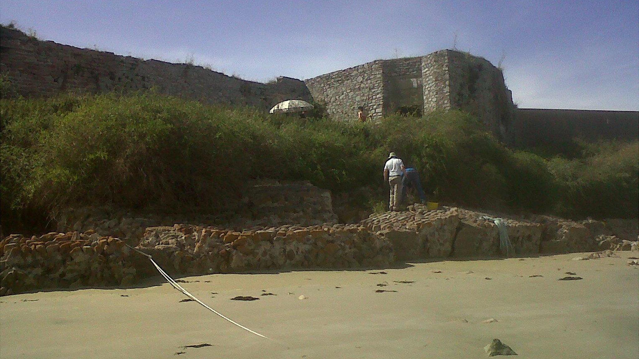 Nunnery in Alderney's Longis Bay