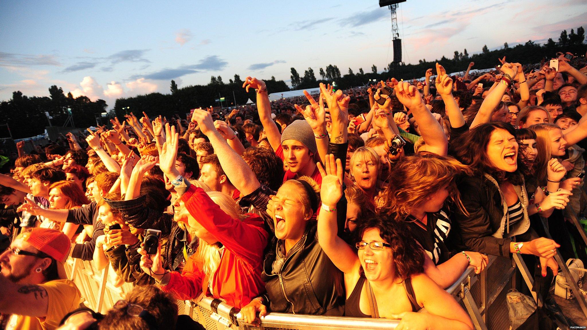 Fans at Tennents Vital