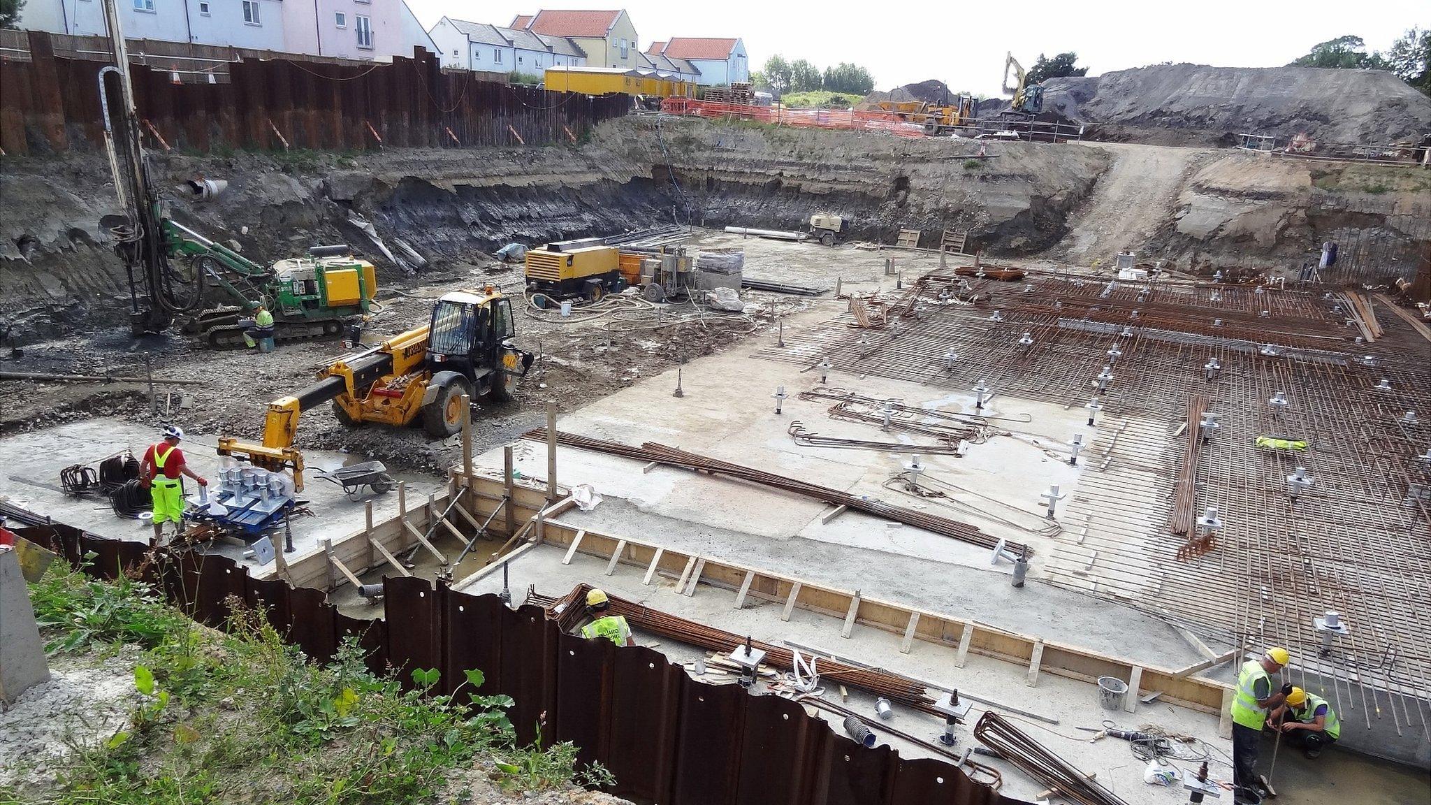 Belle Greve sewage treatment plant stormwater tank