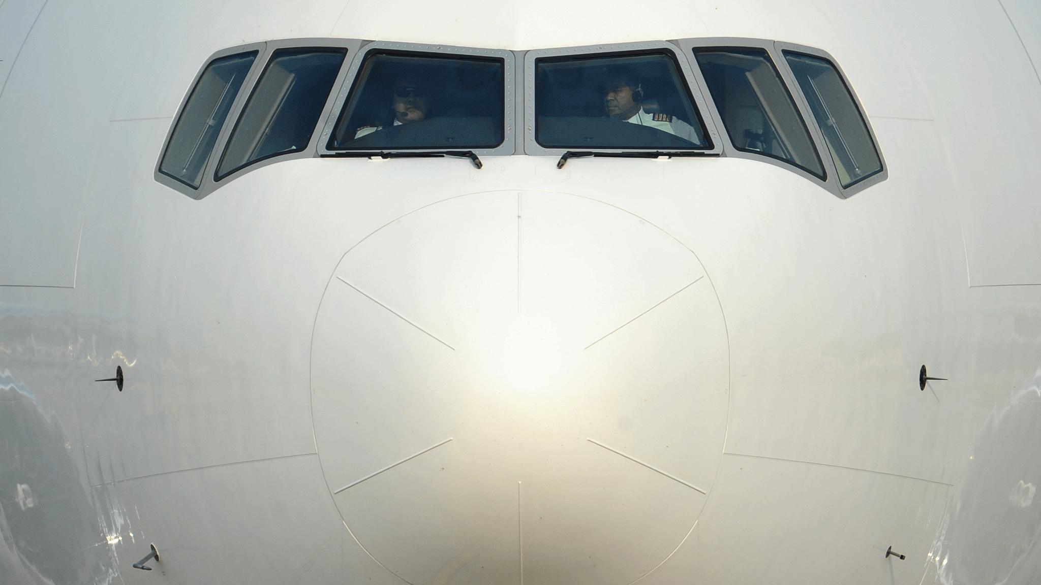 The nose of a passenger jet (generic image)