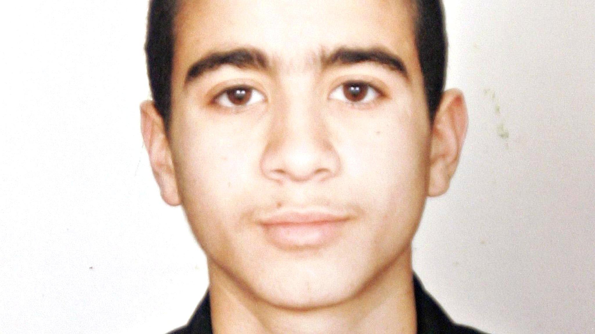 Undated photo of Omar Khadr