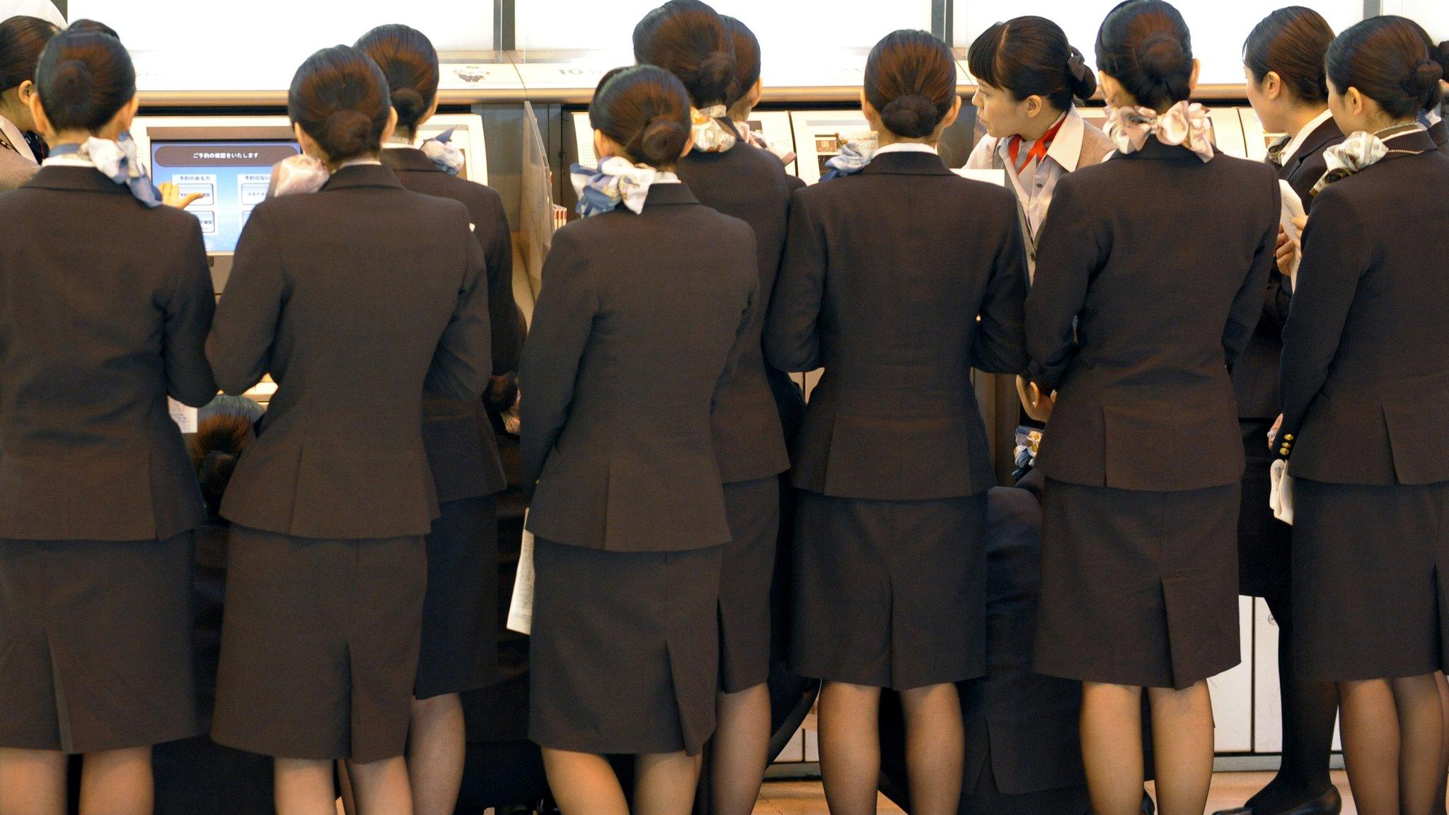 Japan Airlines air crew