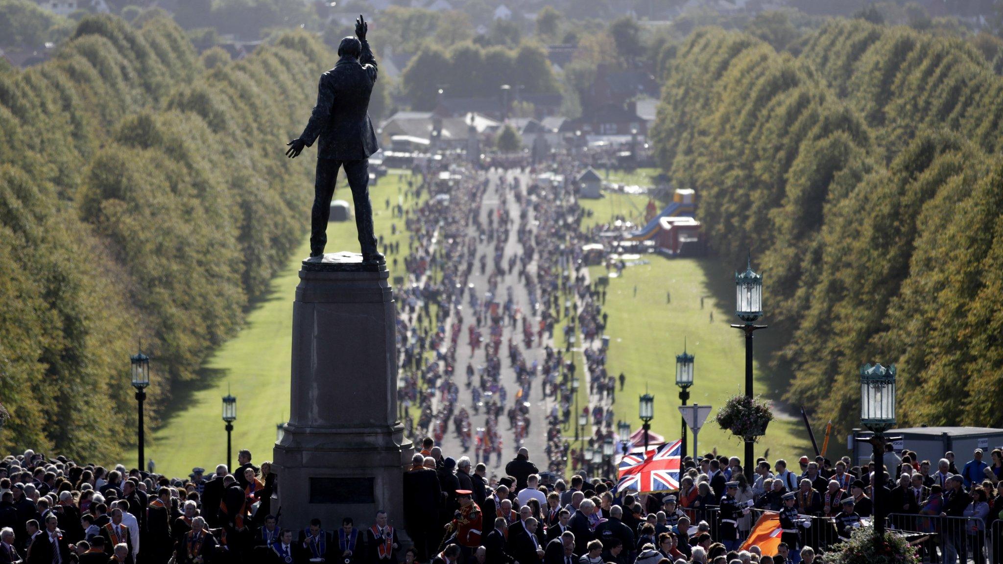 Covenant parade at Stormont