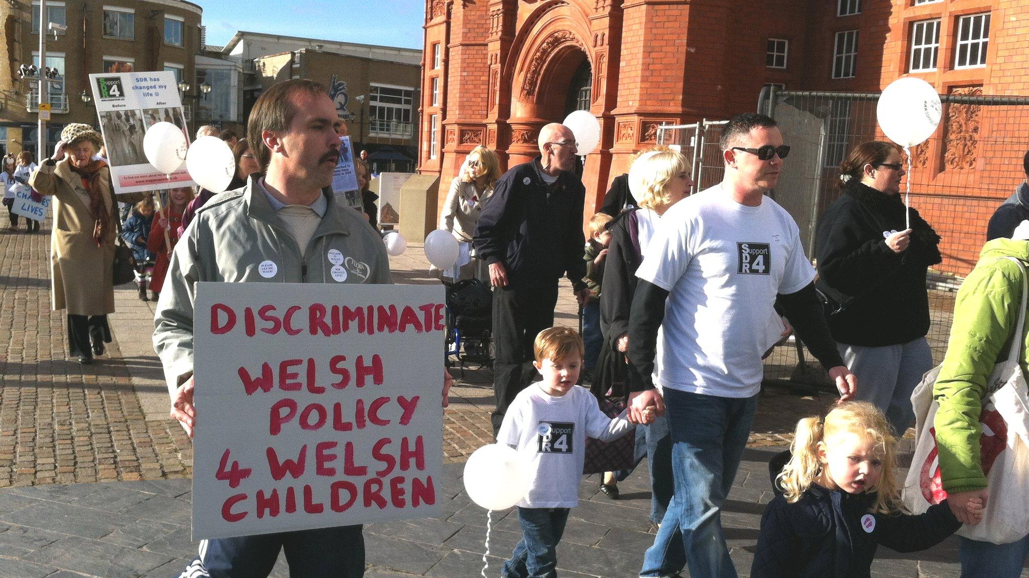 March in Cardiff Bay