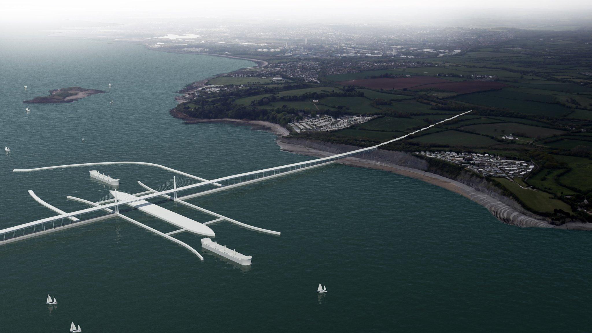 Severn Barrage artist's impression