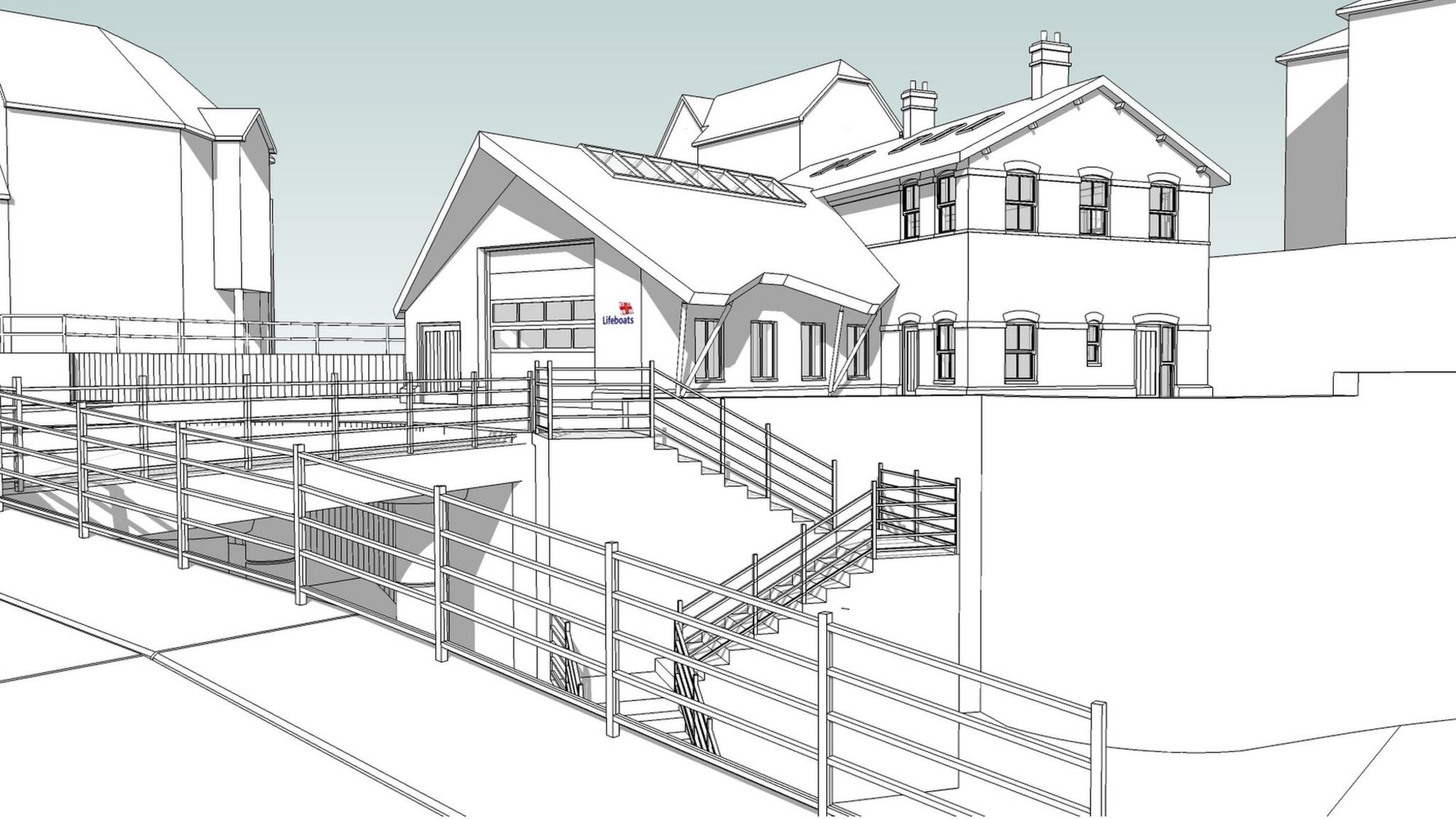 Plans for a new lifeboat station at Portishead
