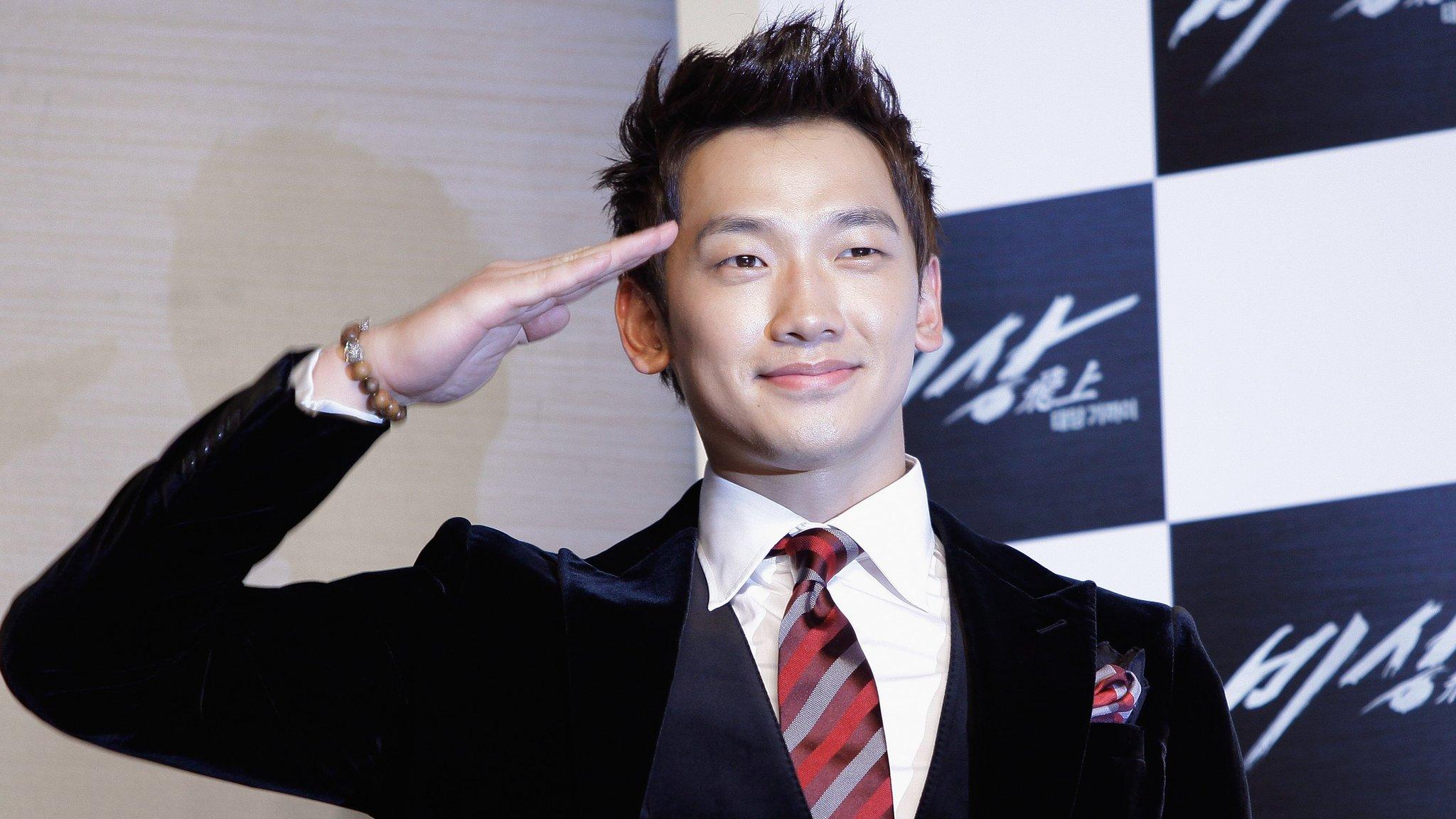 File photo: South Korean pop star Rain, October 2011