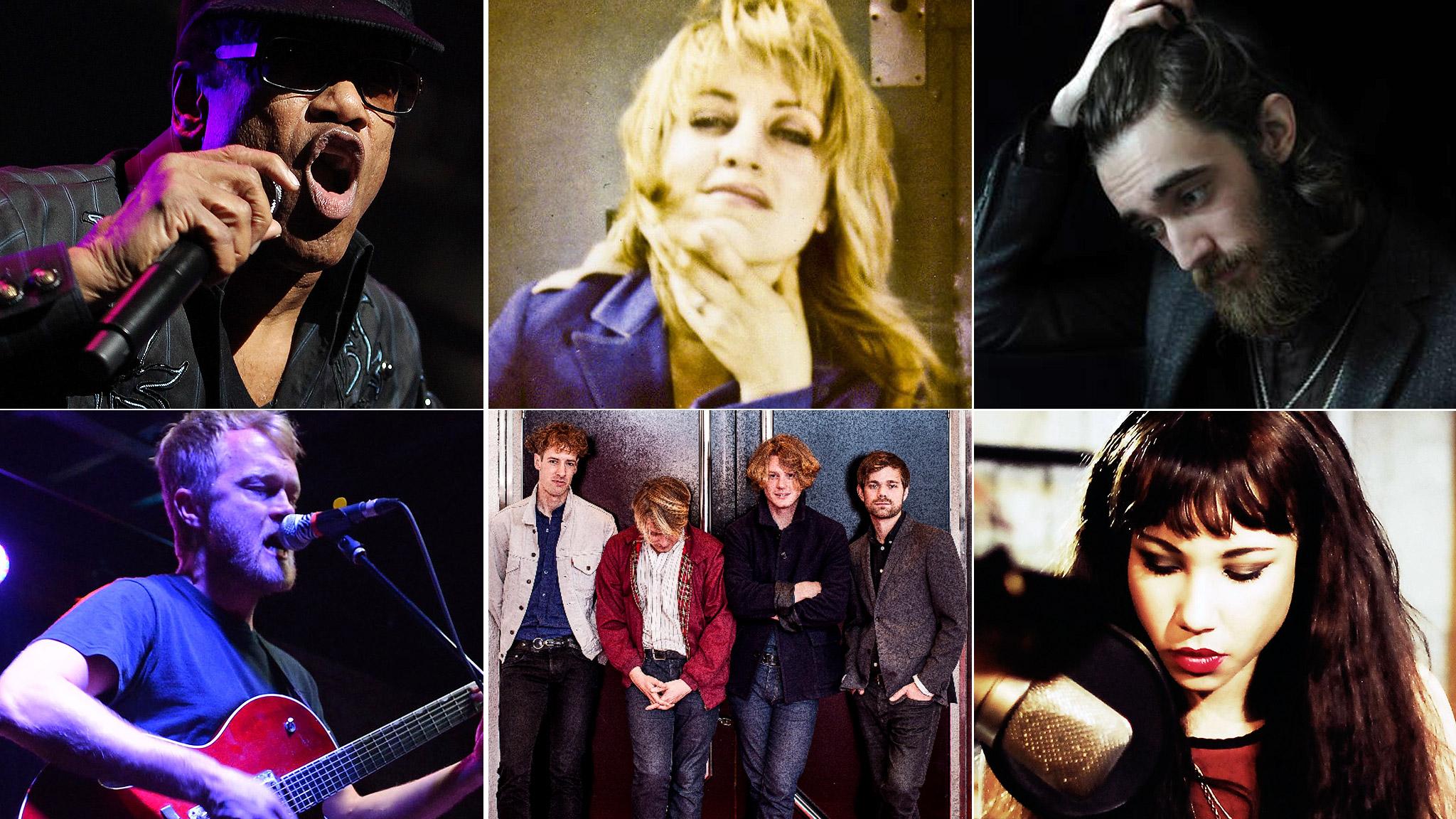 Clockwise from top left: Bobby Womack, Anais Mitchell, Keaton Henson, Natalie Duncan, The Crookes and Two Gallants