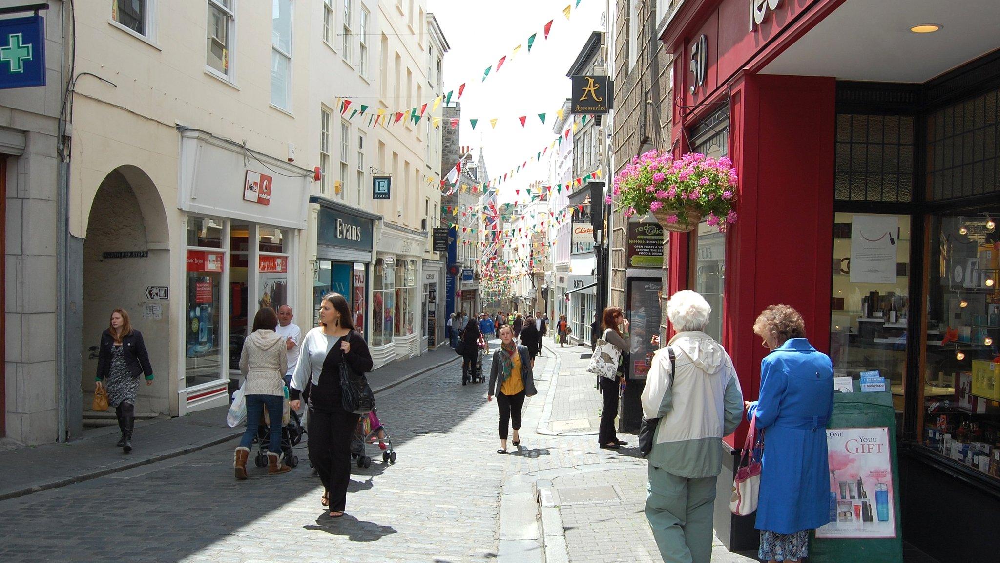 St Peter Port's High Street