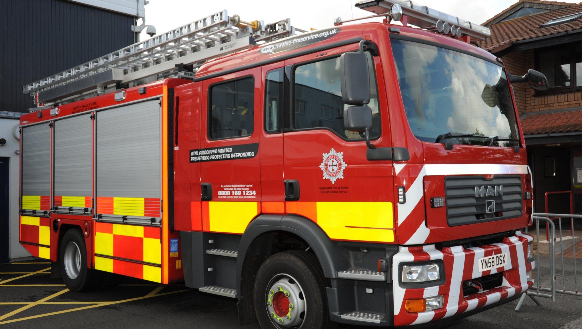 North Wales fire tender