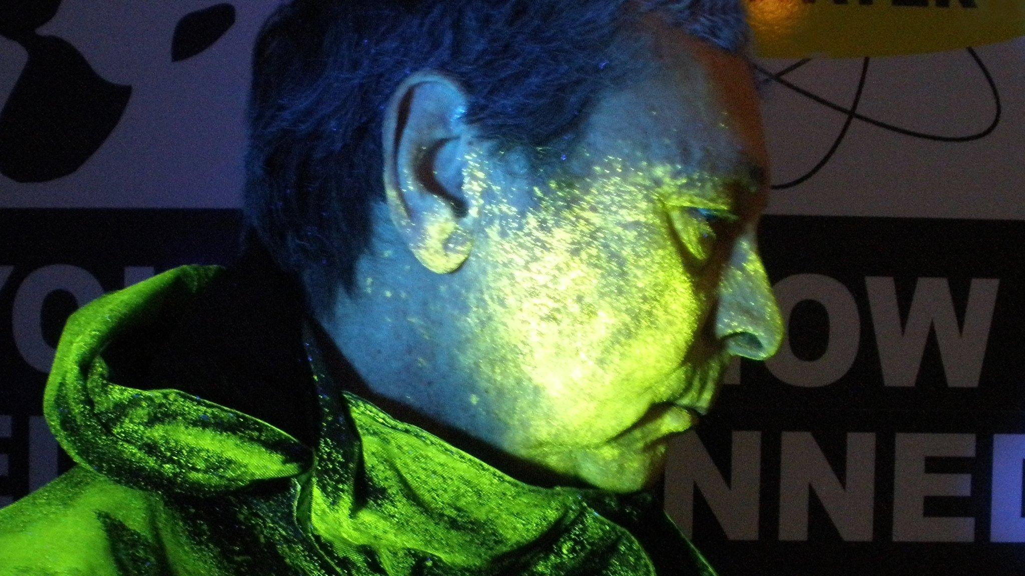A man tagged with SmartWater
