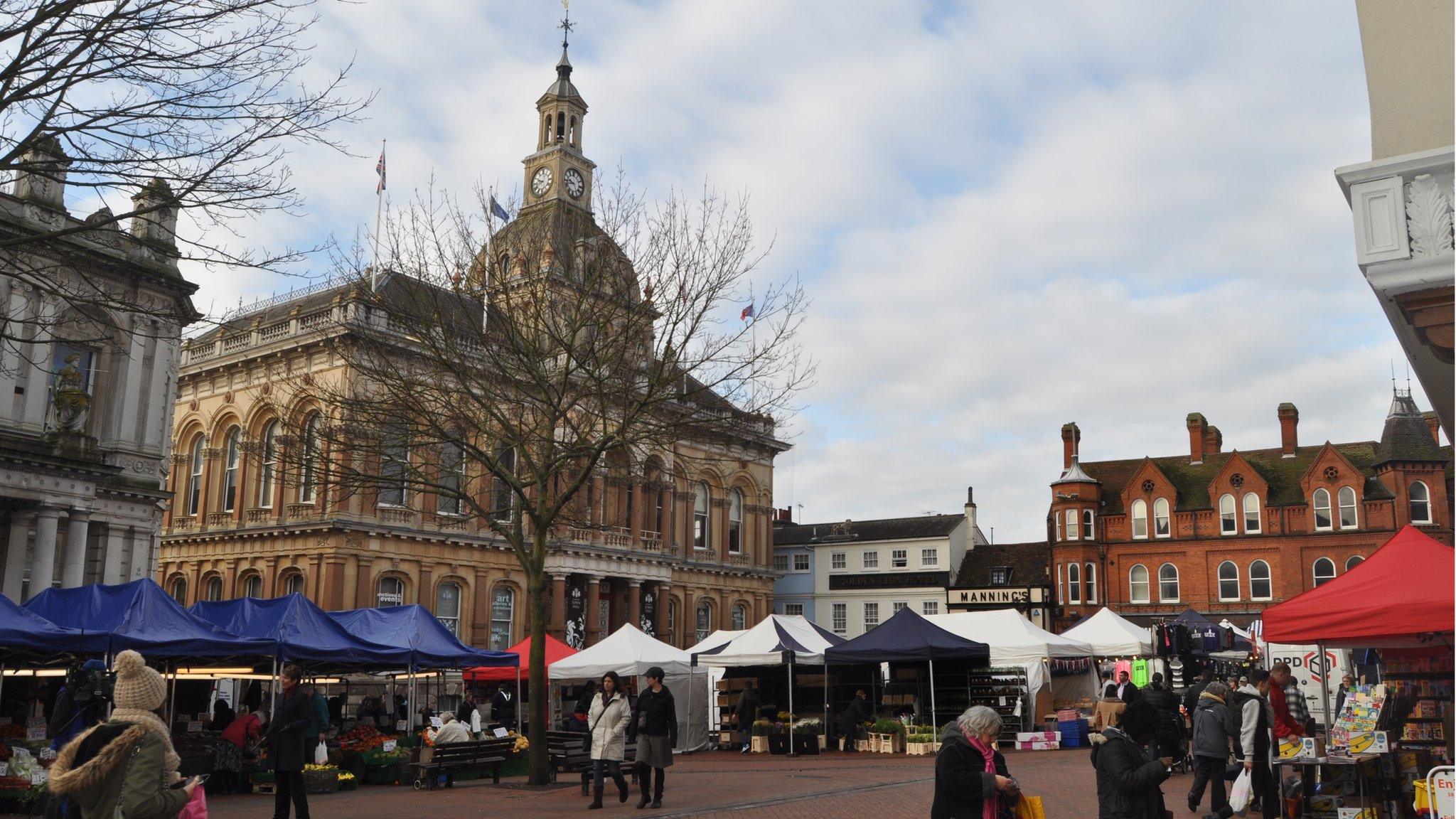 Cornhill market, Ipswich