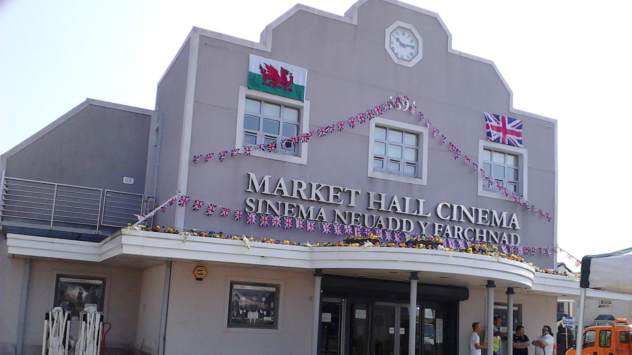 Brynmawr cinema in the town's market hall