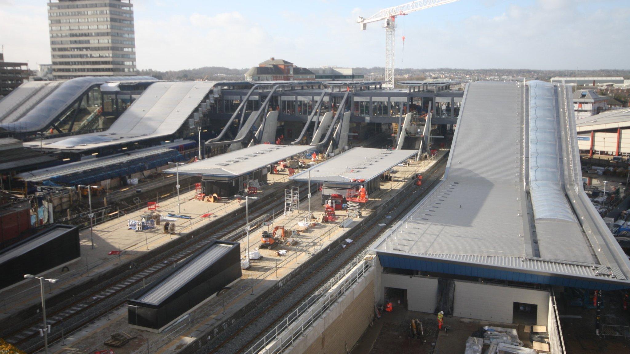 Reading station upgrade work