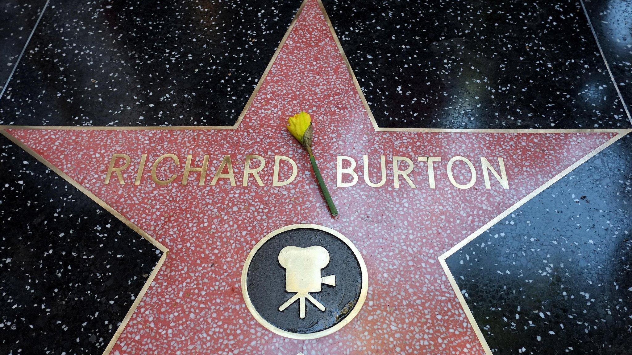 Richard Burton star on Hollywood Walk of Fame