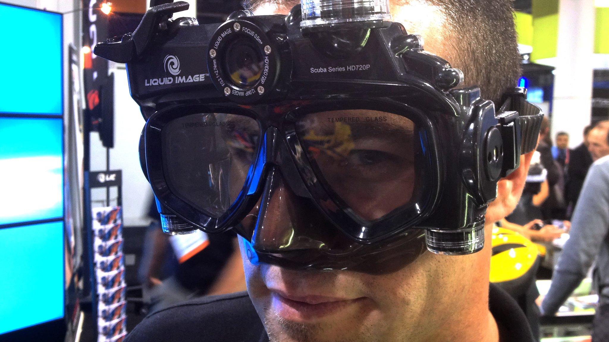 Underwater camera goggles demoed