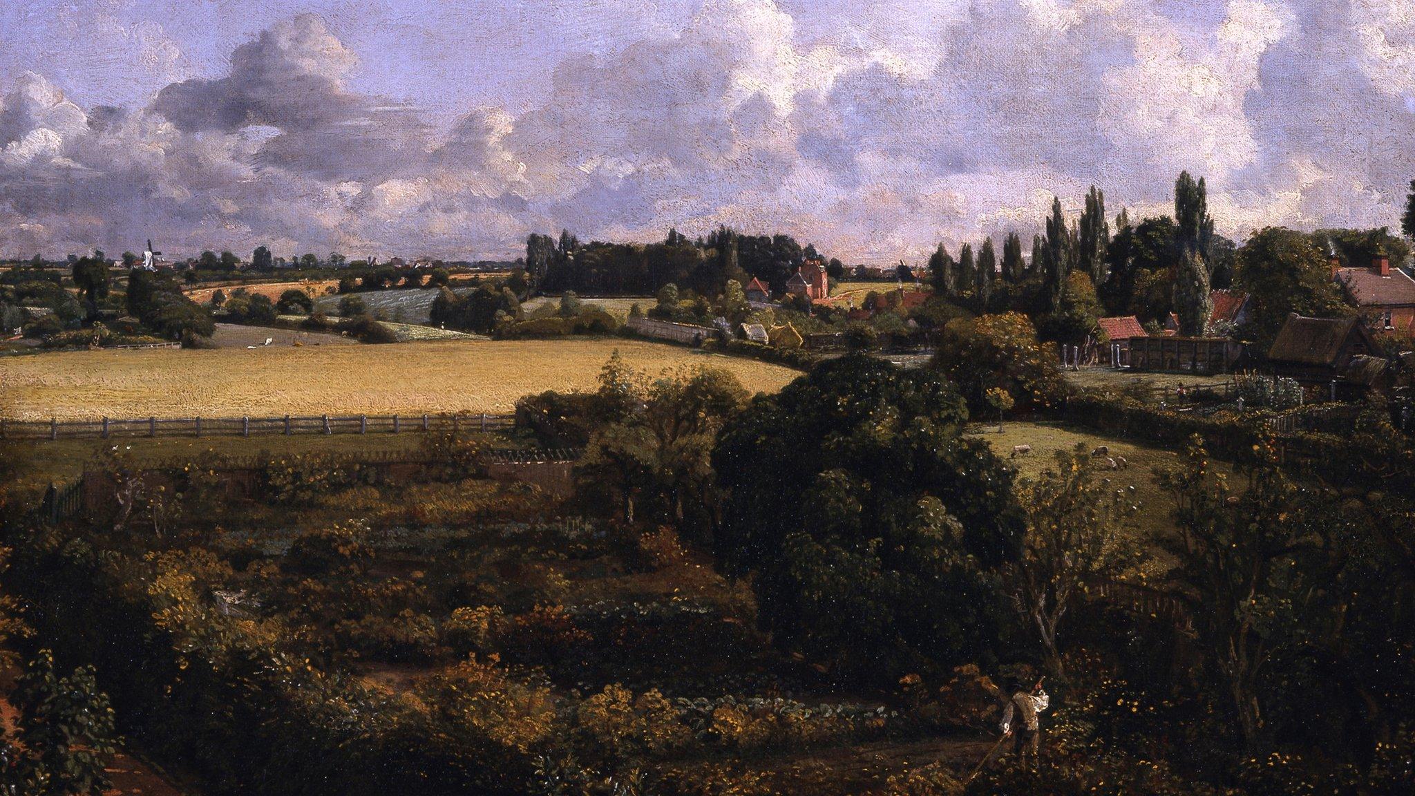 Golding Constable's Kitchen Garden by John Constable