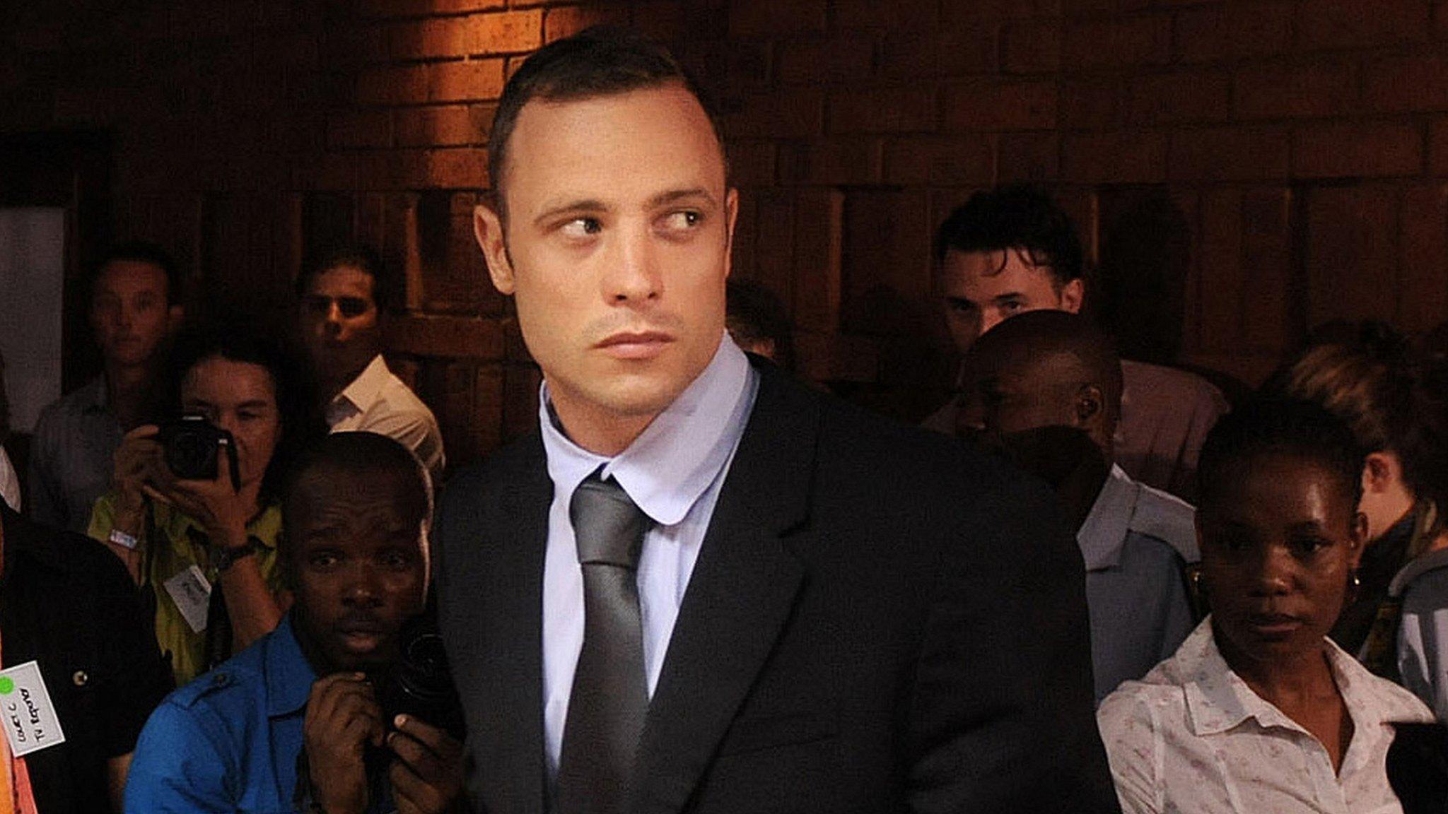 Oscar Pistorius in court on 22 Feb 2012