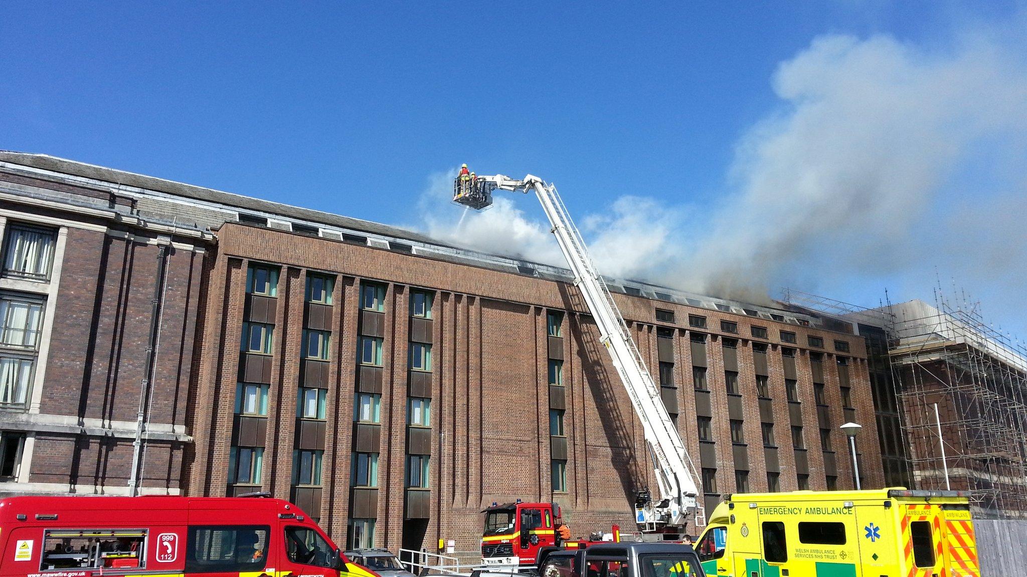 Fire at National Library