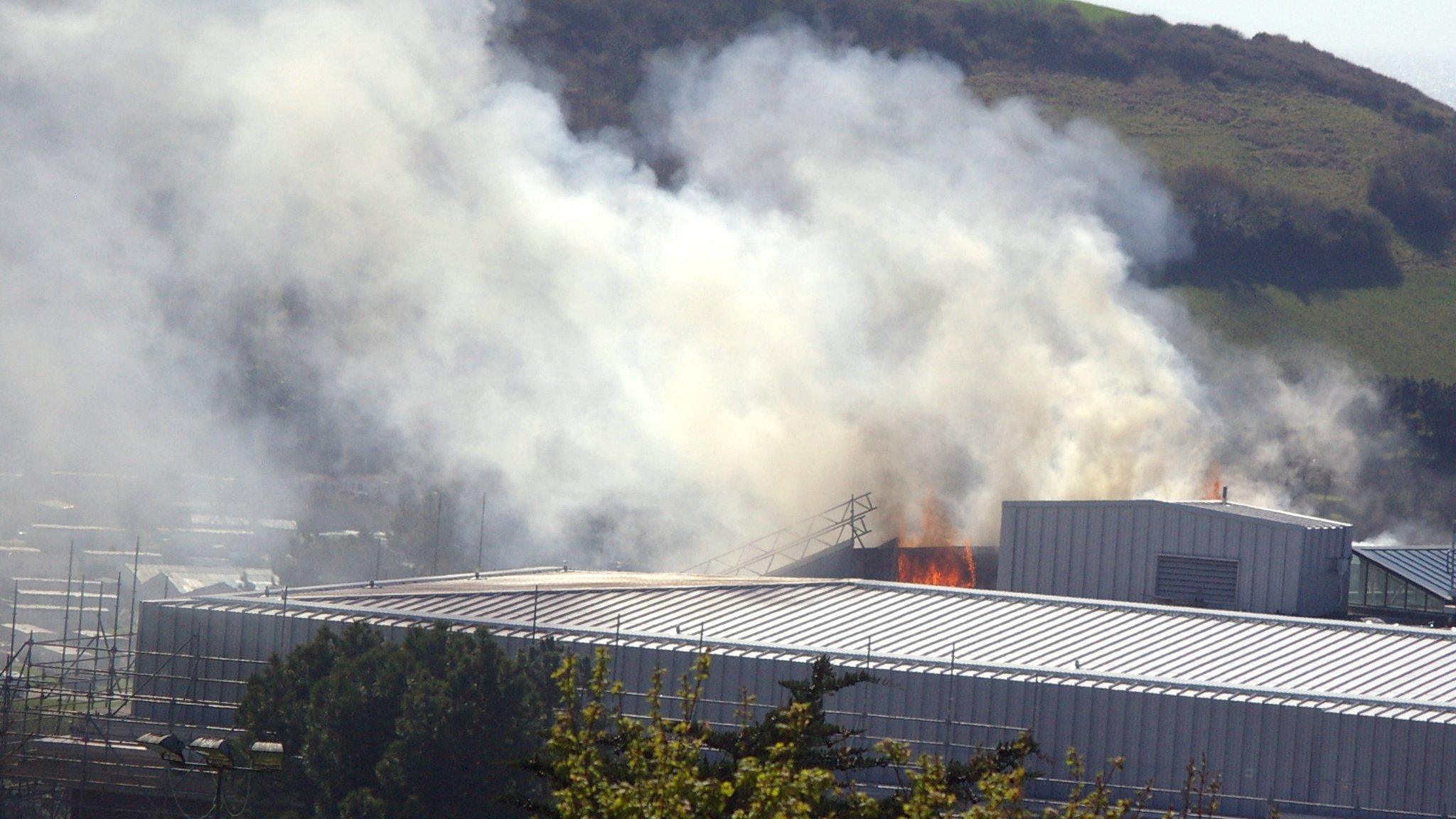 Fire at National Library