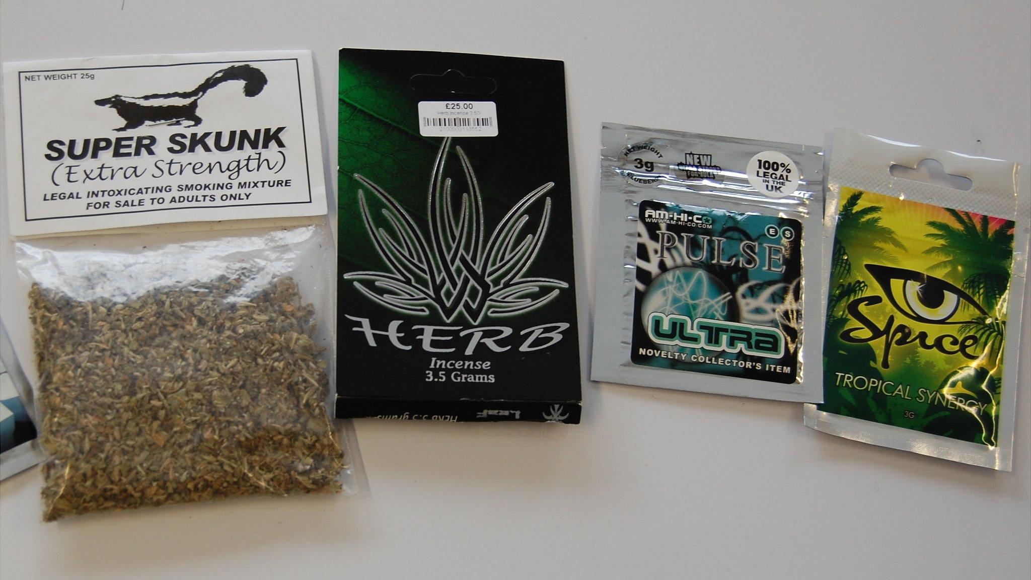 Drugs seized by Guernsey Border Agency that were previously known as legal highs