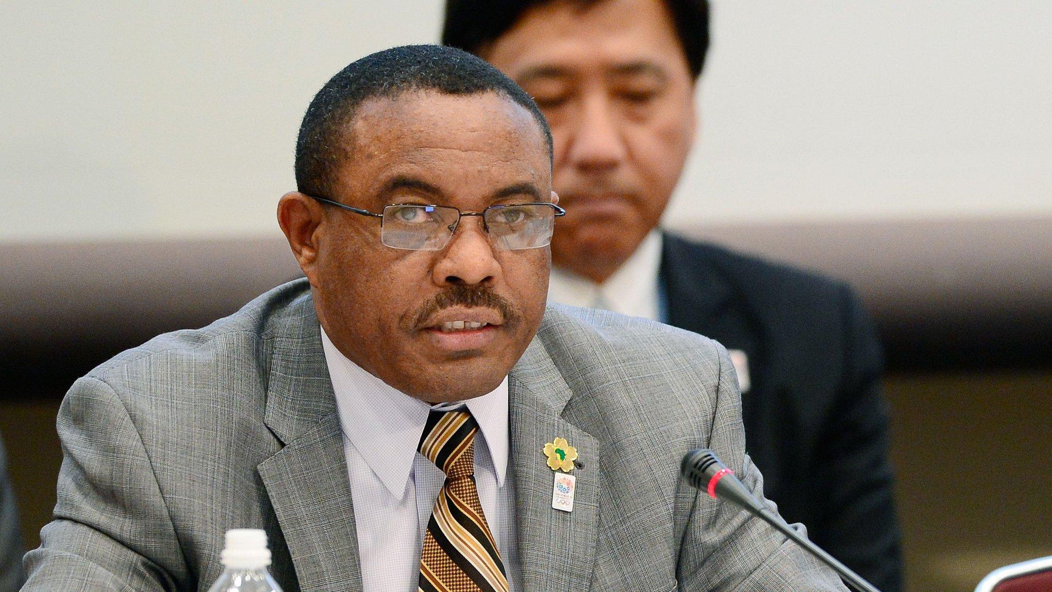 Ethiopia's Prime Minister Hailemariam Desalegn in Tokyo (2 June 2013)