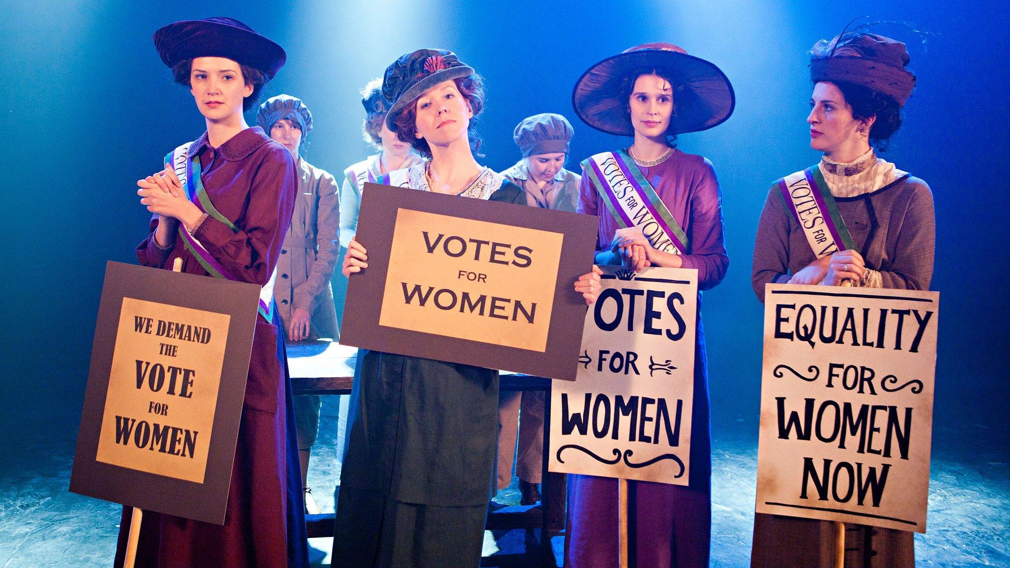 Suffragettes from C鶹Լ's Horrible Histories.