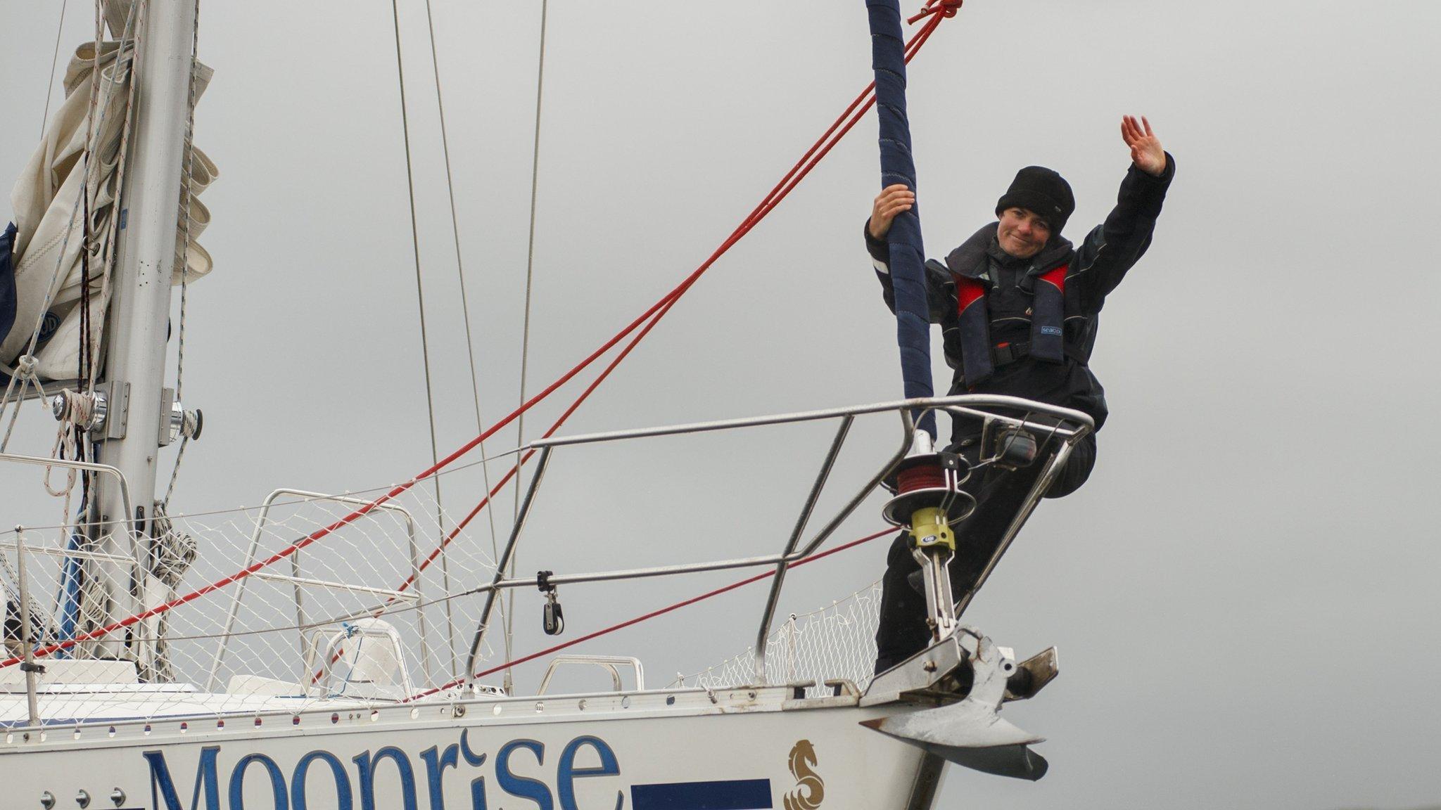 Dame Ellen McArthur at Largs