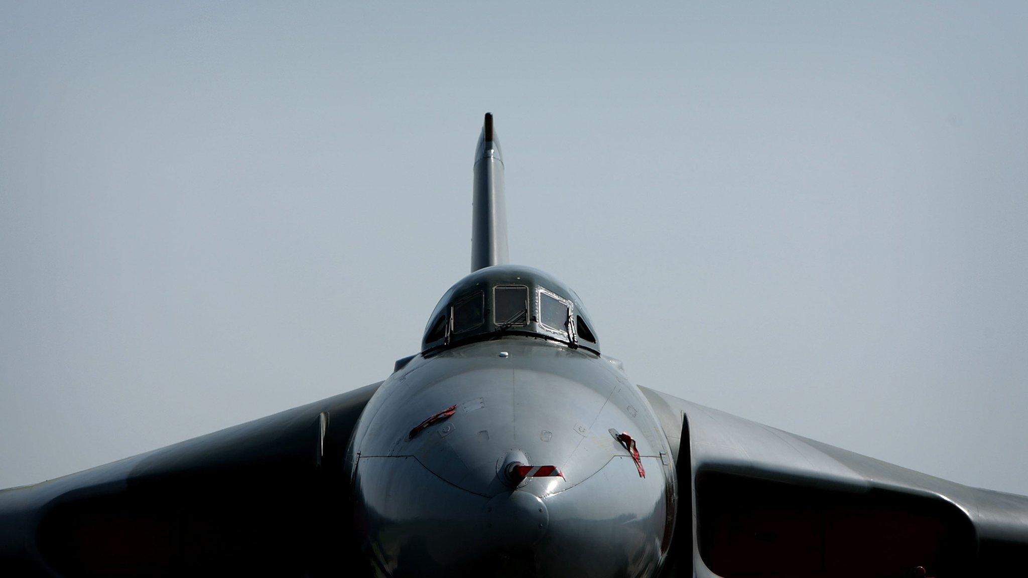 A restored Vulcan bomber