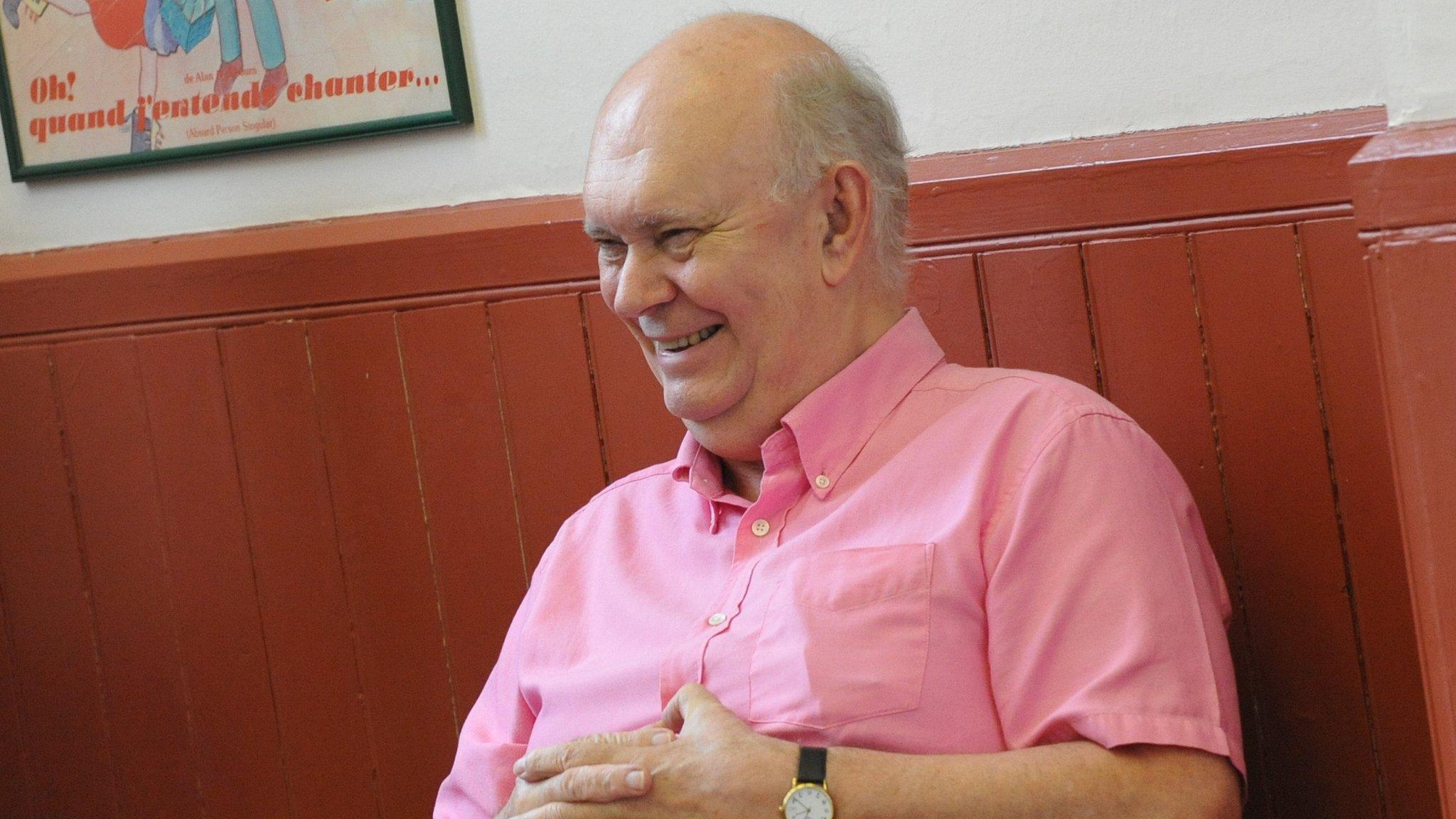 Sir Alan Ayckbourn in rehearsals