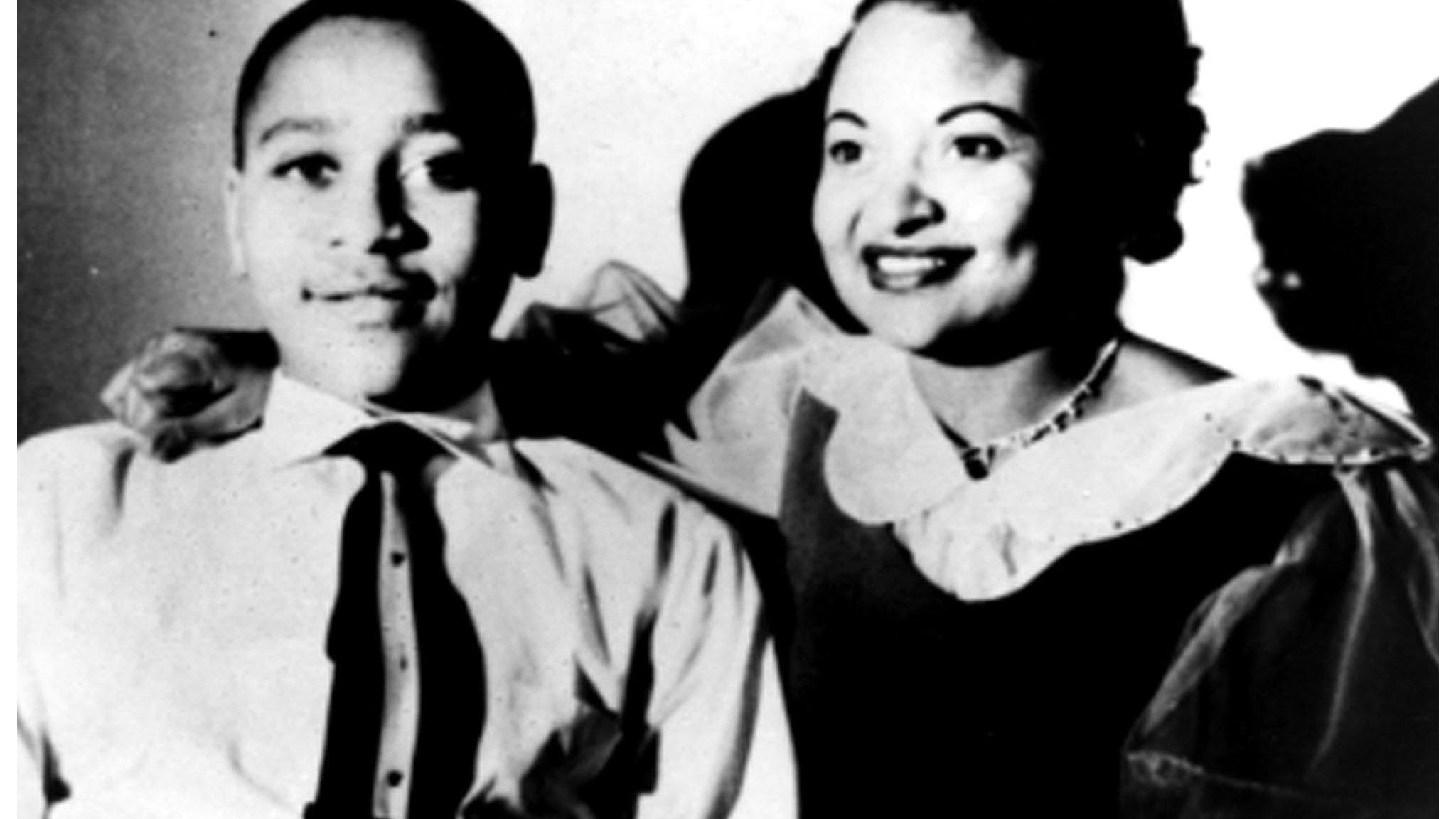 Emmett Till and his mother