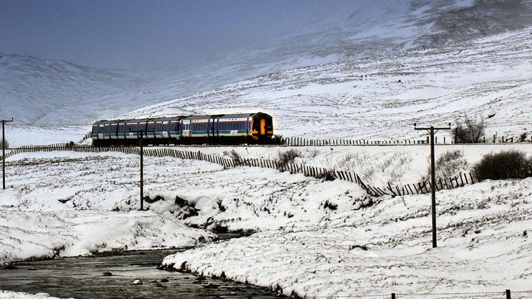 Train near Aviemore