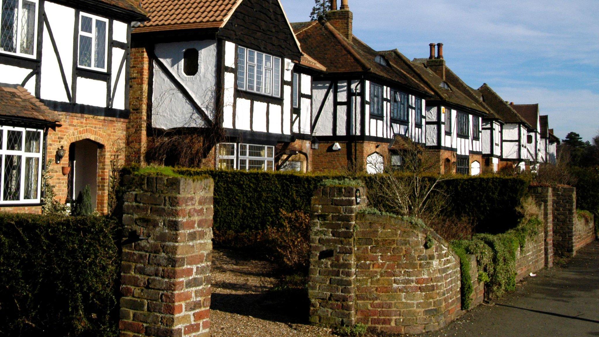 Driveway of house