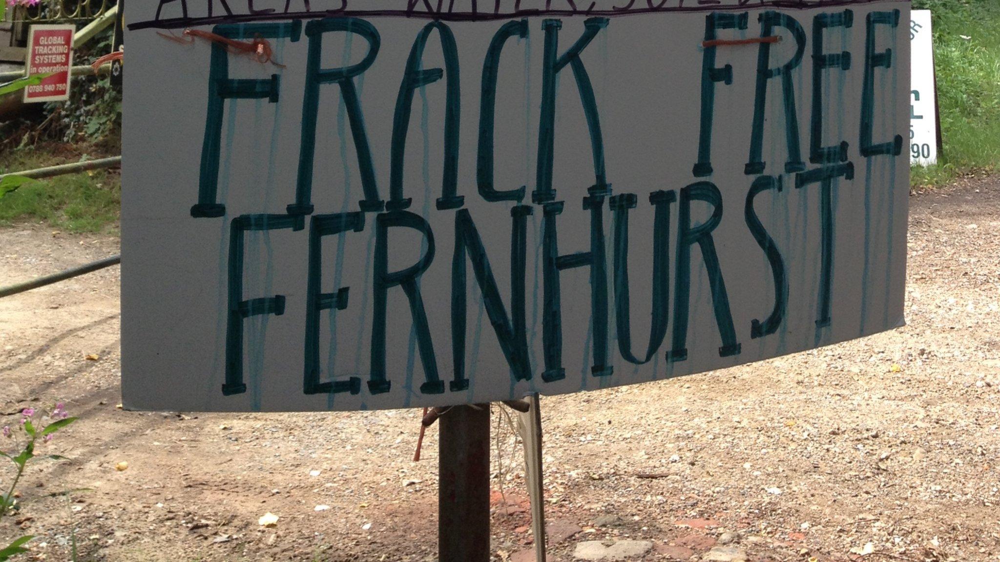 Frack Free Fernhurst sign