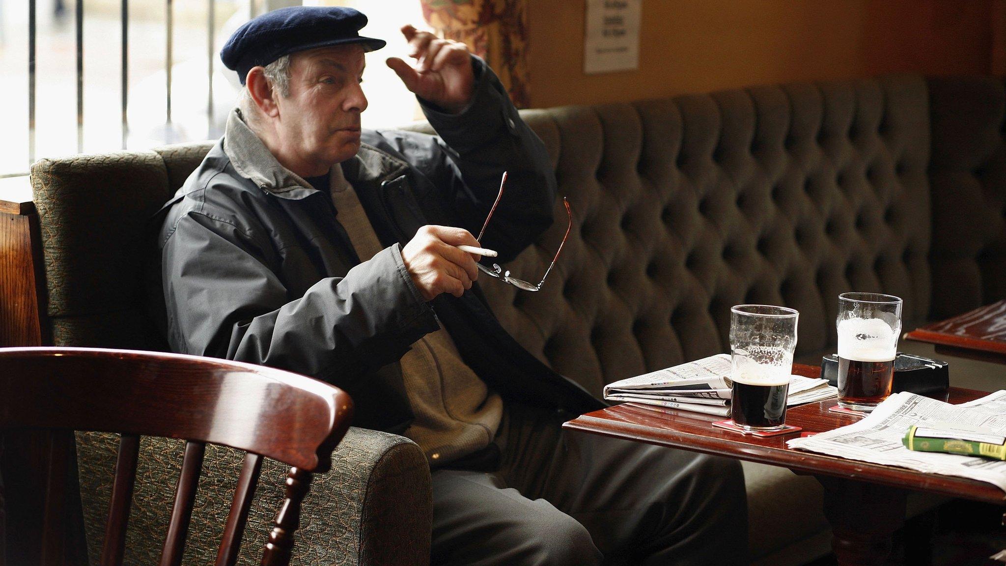 Man in a Blackburn pub