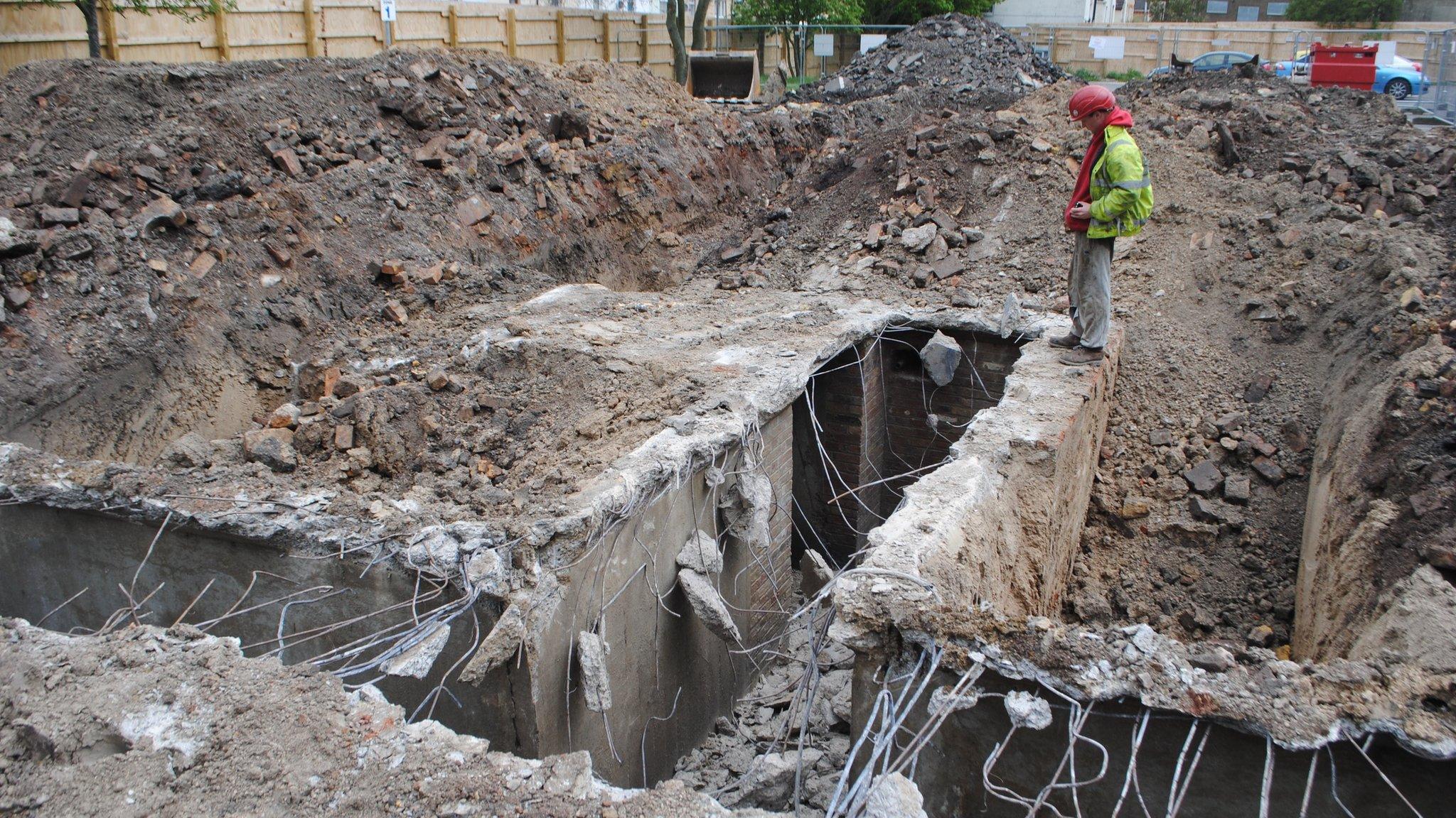 WWII bunker found at Dover Hospital site