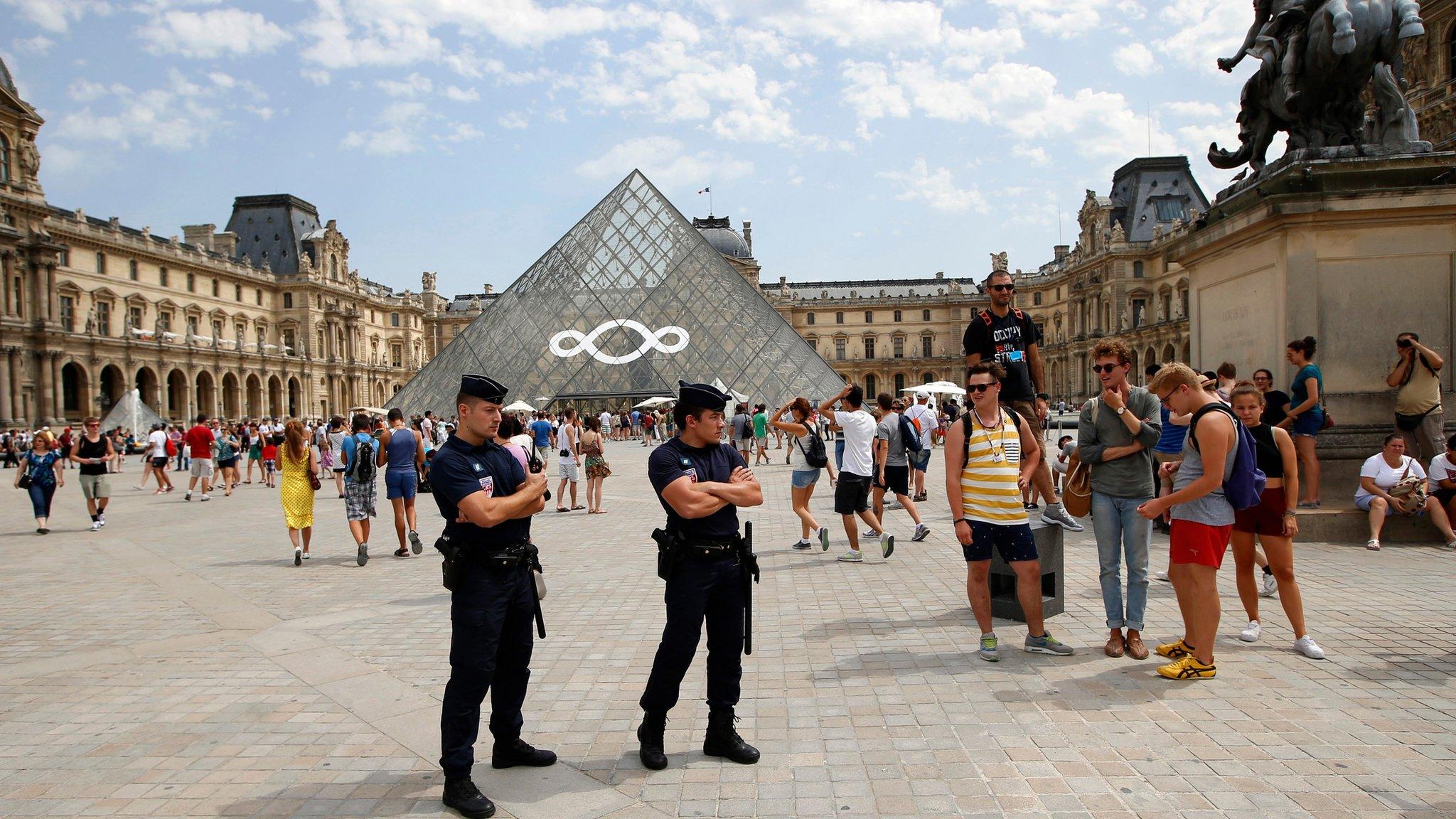 File photo of Louvre Museum in Paris