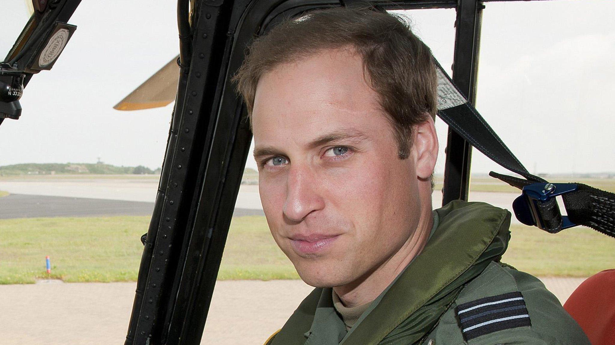 Prince William at RAF Valley