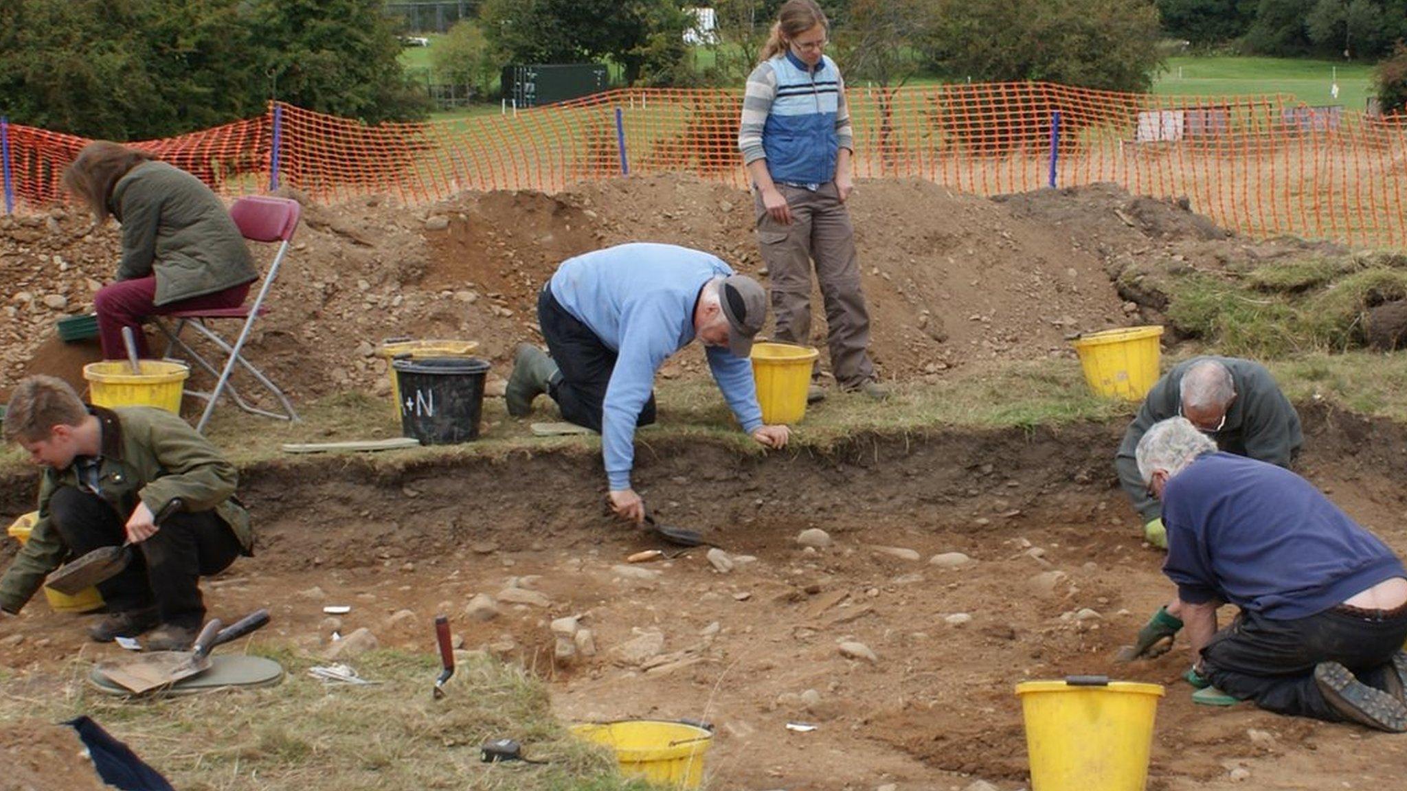 The dig site