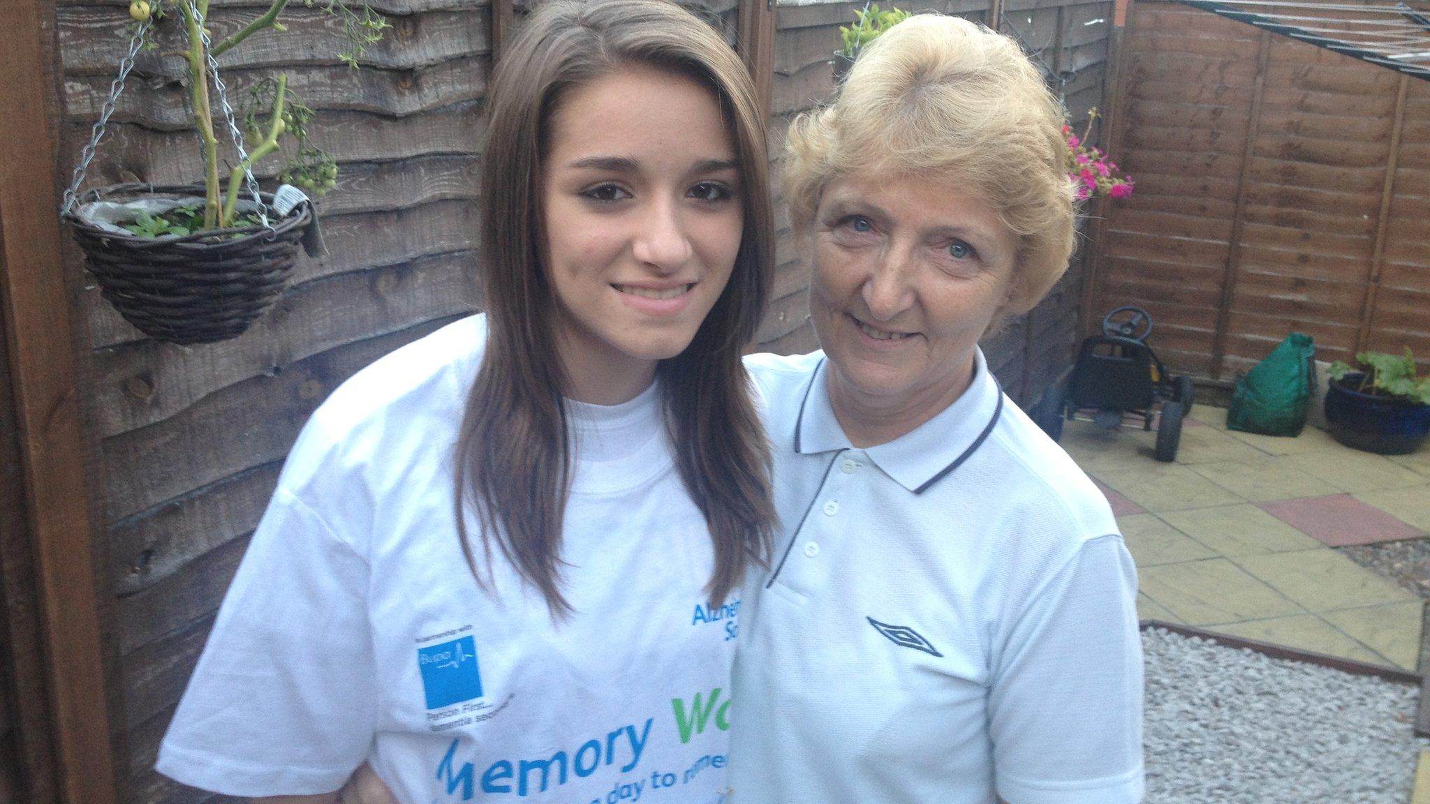 Louise and her grandmother, Julie