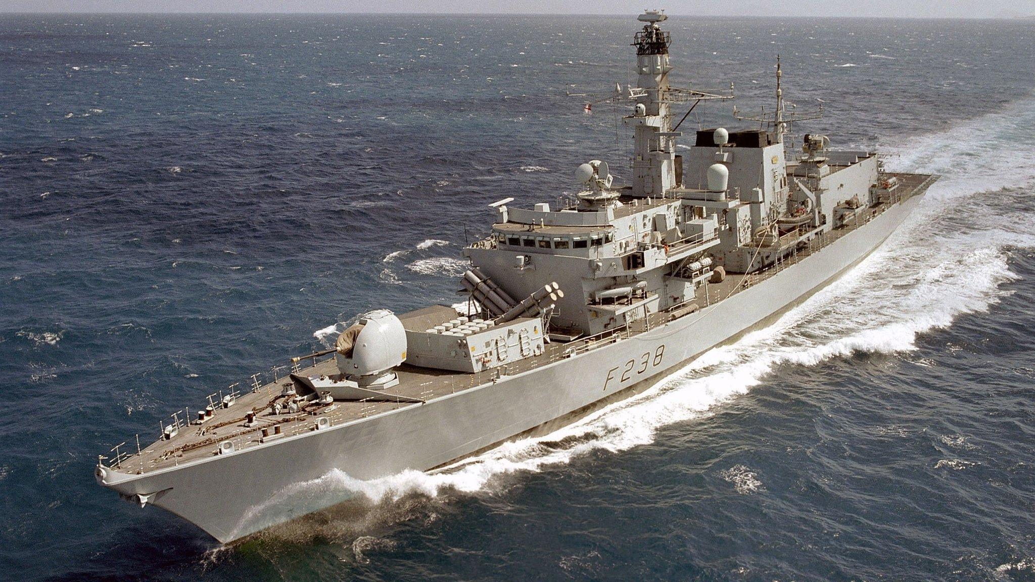 Type 23 Frigate HMS Northumberland